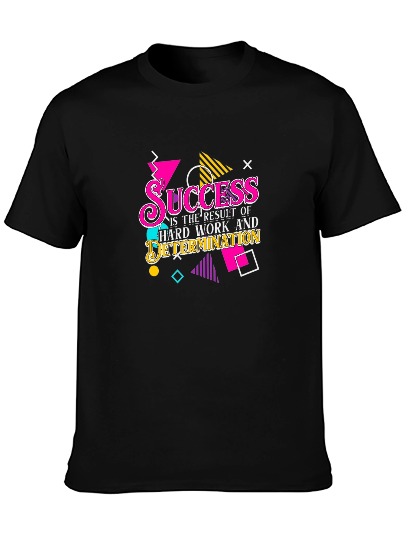 Success Motivation Black T-Shirt