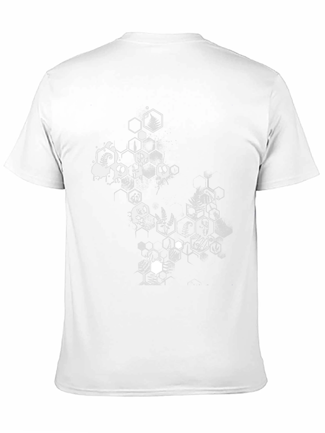 Geometric Skull Graphic Tee - Mens Black T-Shirt