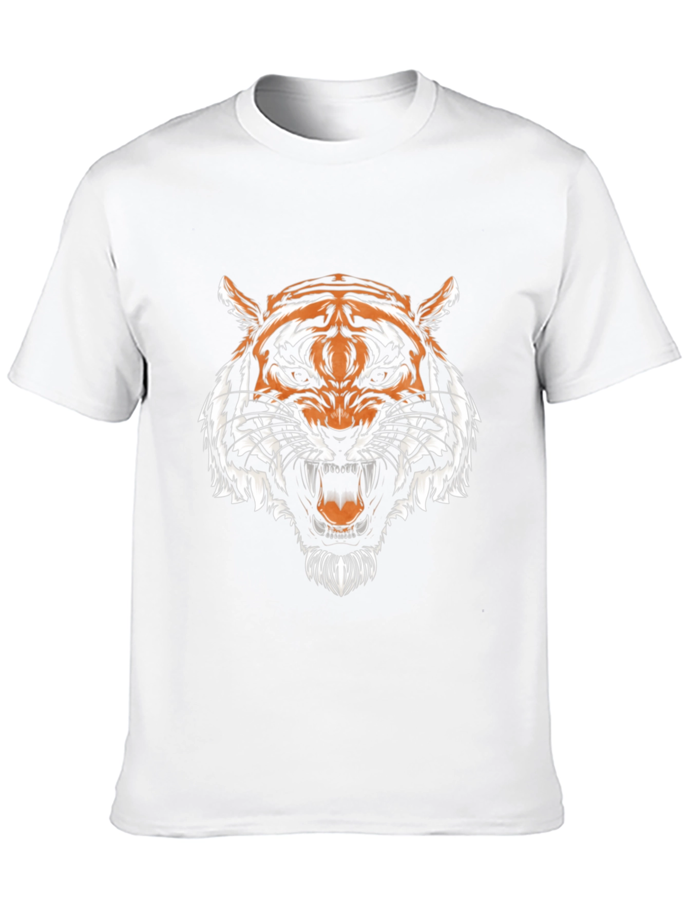 Black Tiger Graphic Tee - Fierce Animal Print