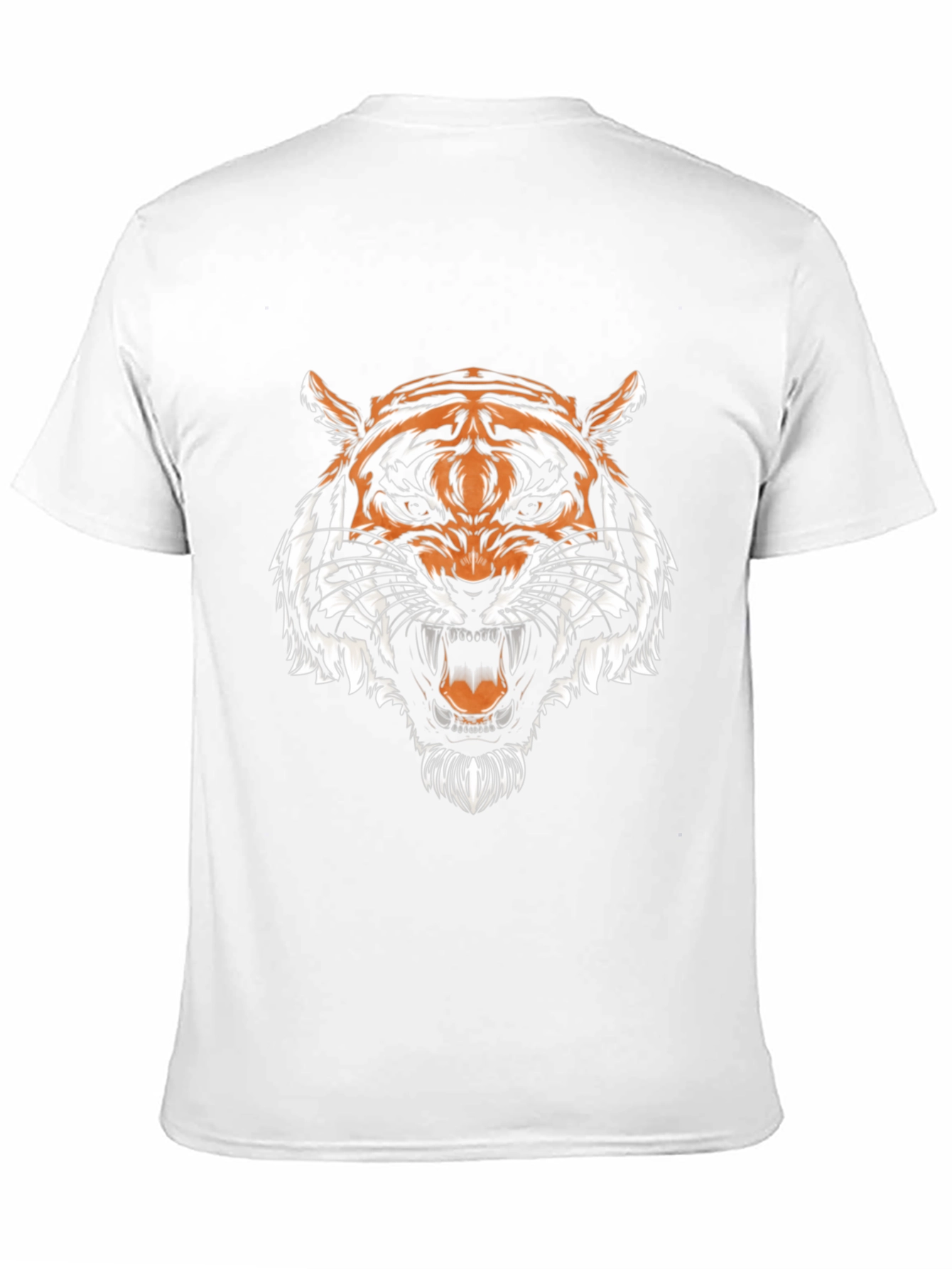 Black Tiger Graphic Tee - Fierce Animal Print