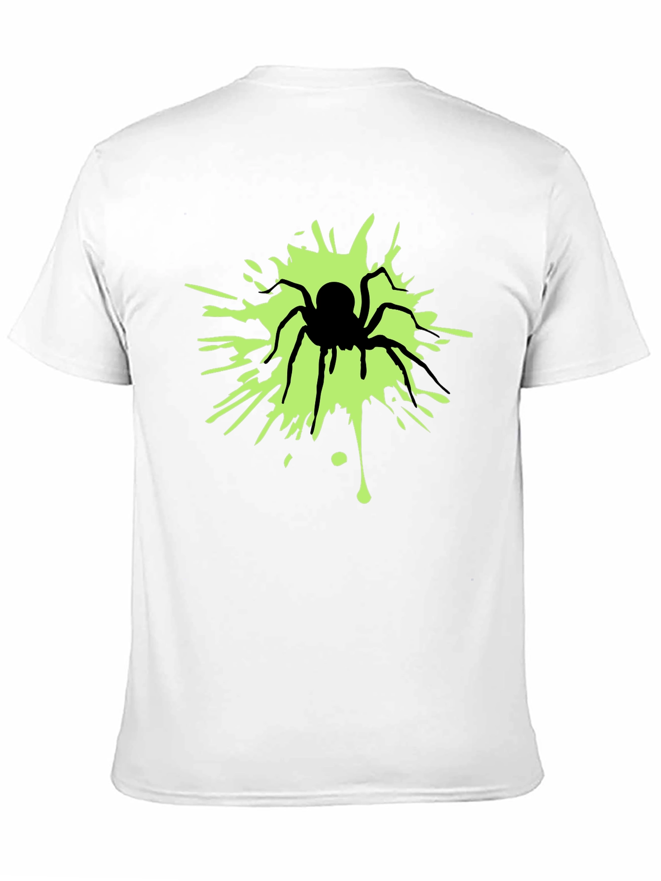 Glow Spider Graphic Tee - Mens Black T-Shirt