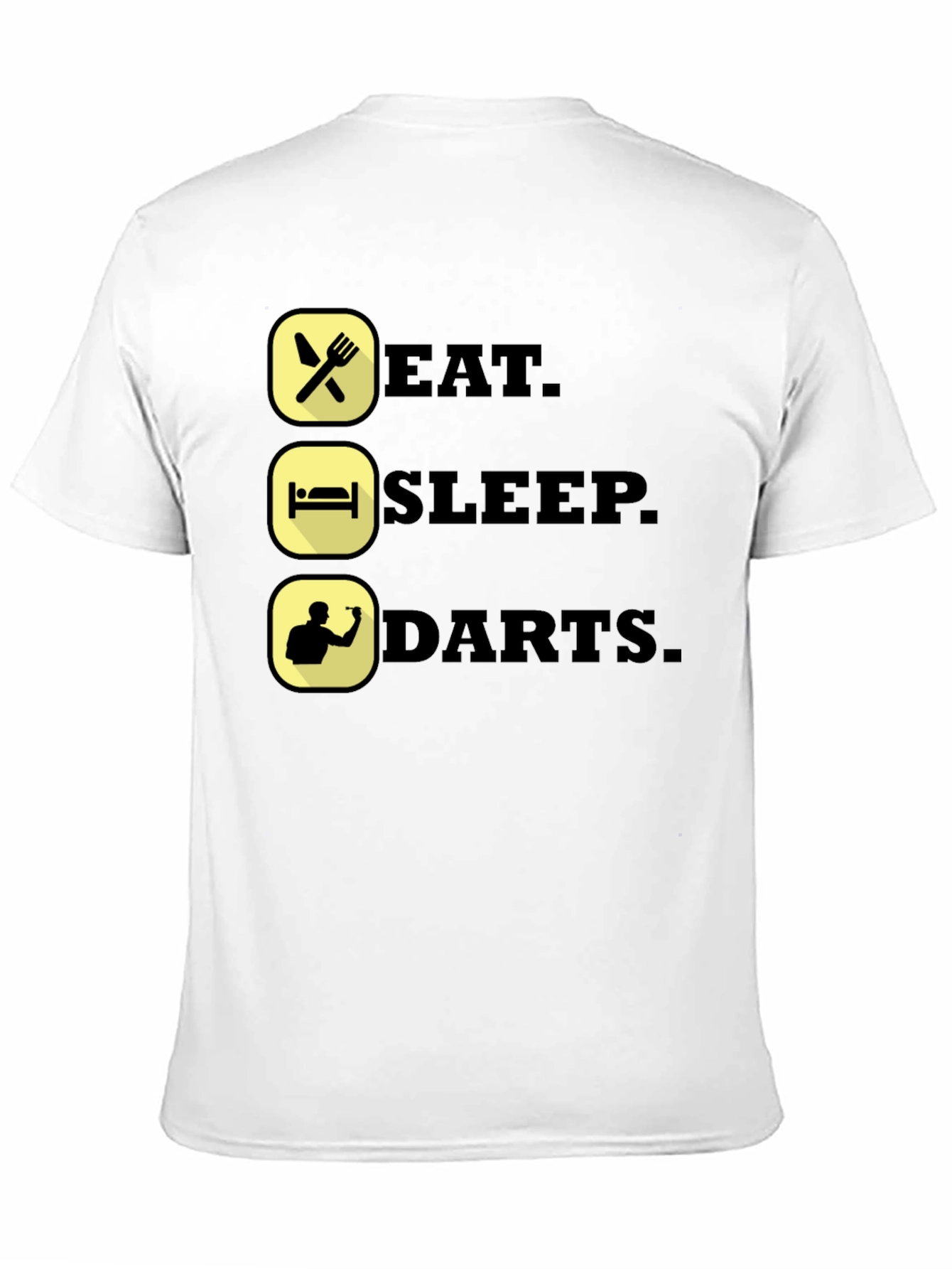 Eat Sleep Darts Funny Graphic T-Shirt