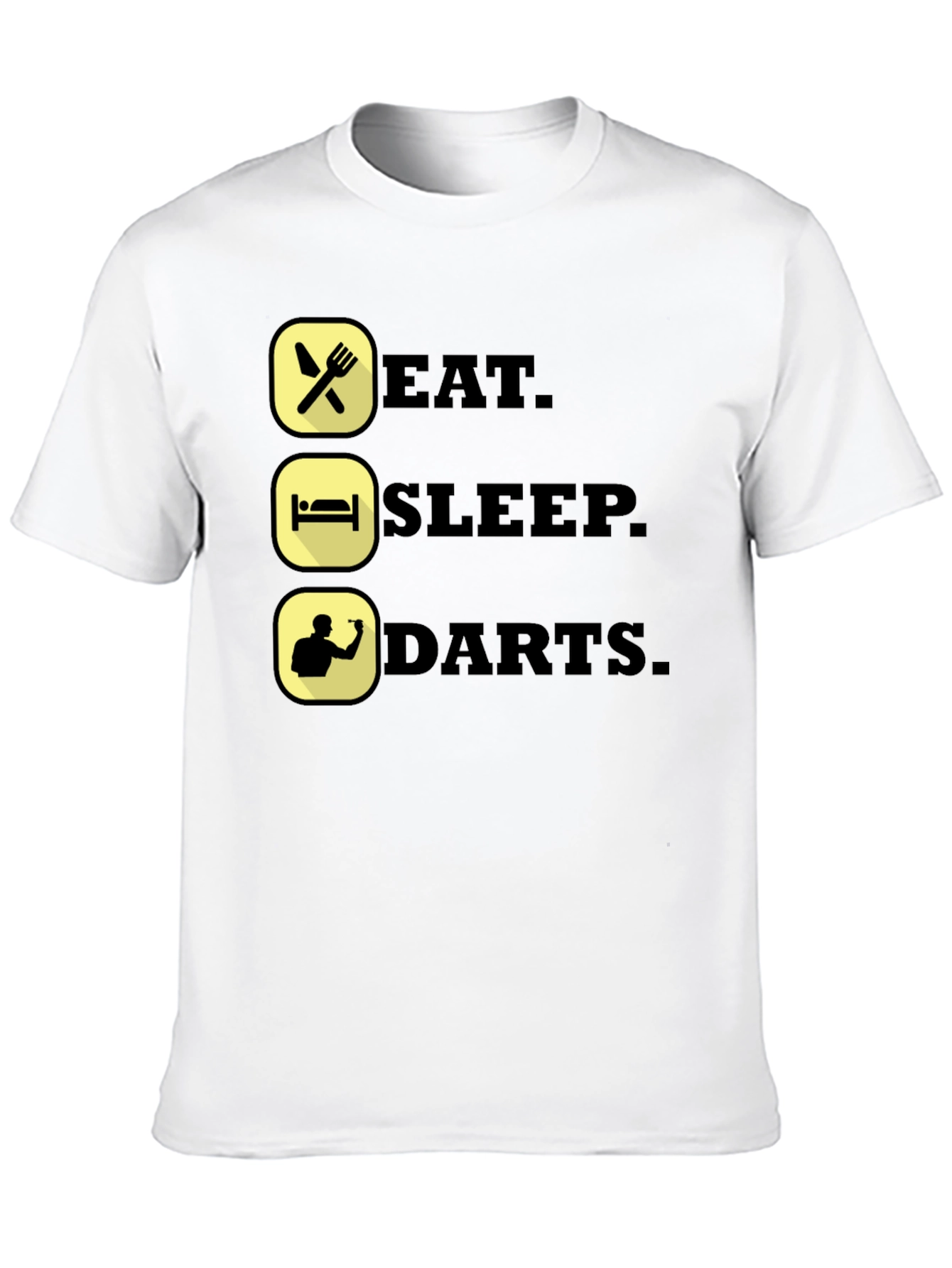 Eat Sleep Darts Funny Graphic T-Shirt