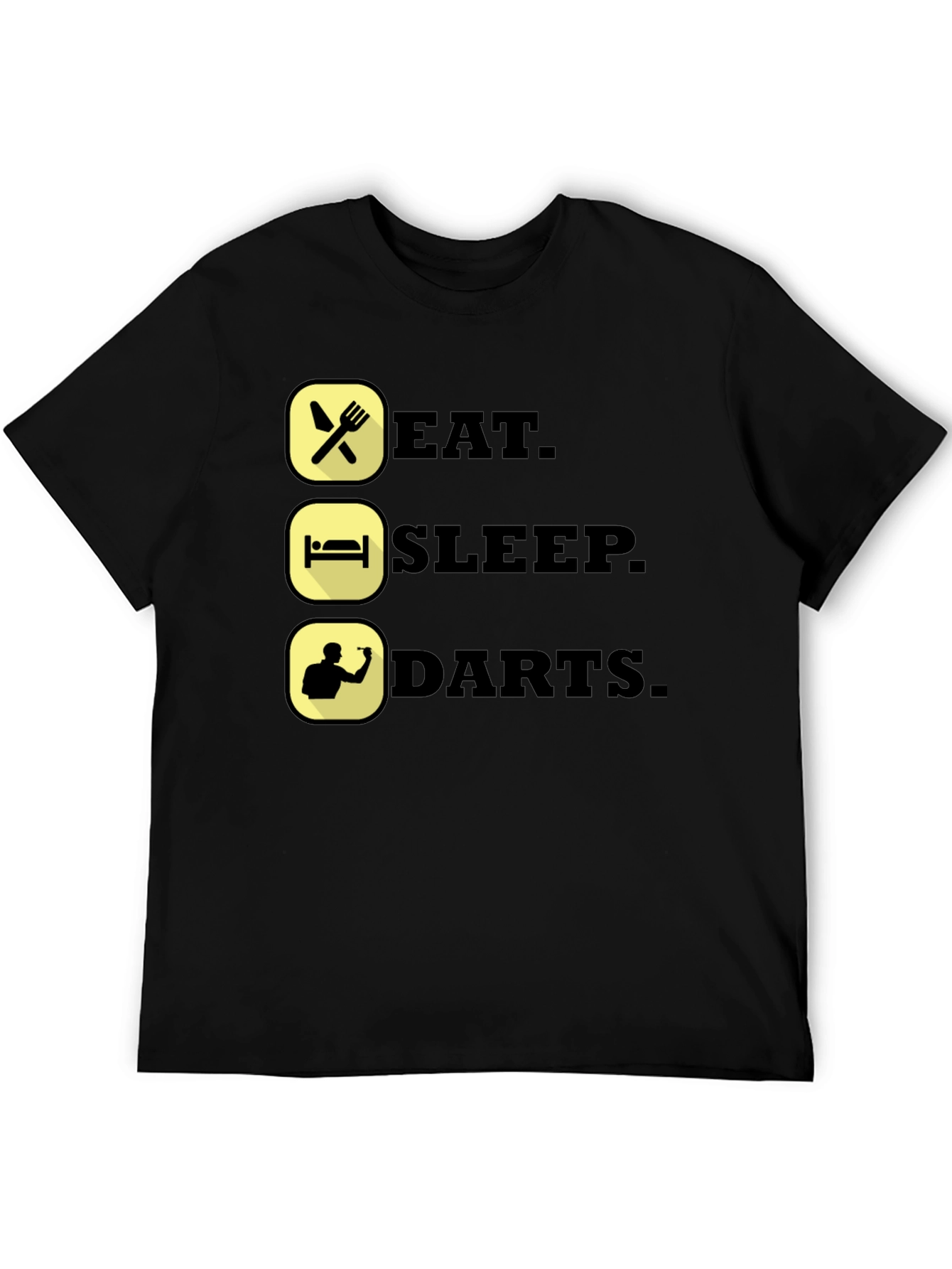 Eat Sleep Darts Funny Graphic T-Shirt