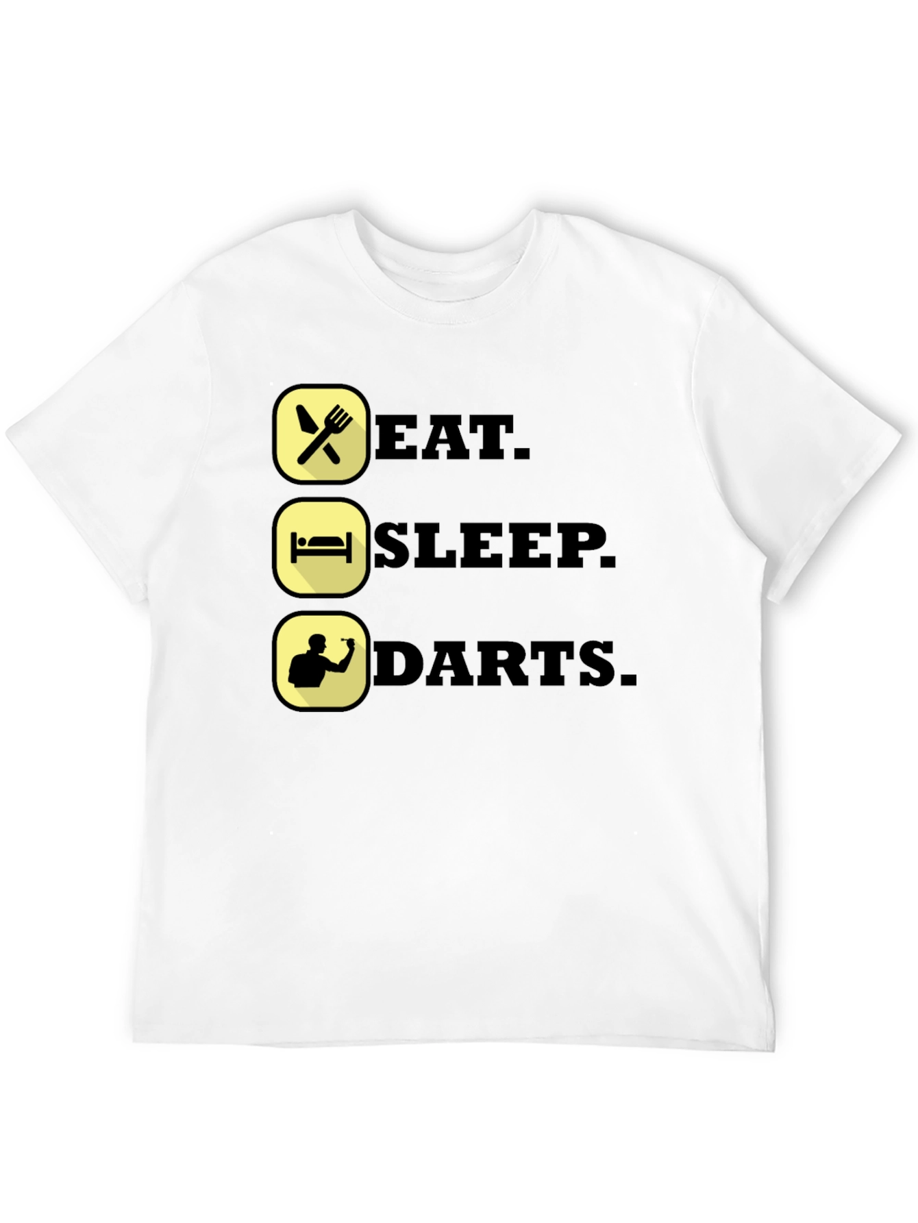 Eat Sleep Darts Funny Graphic T-Shirt