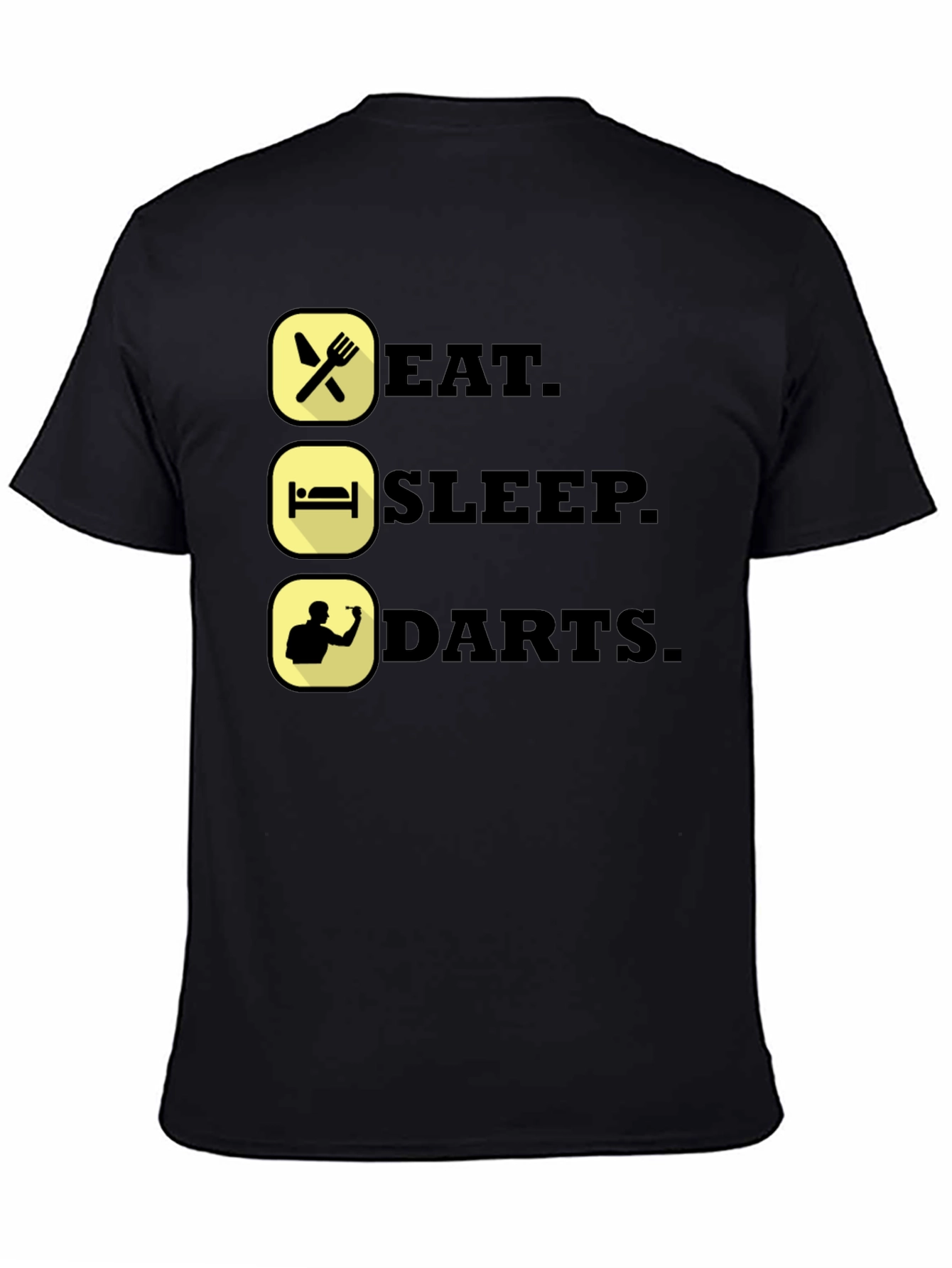 Eat Sleep Darts Funny Graphic T-Shirt
