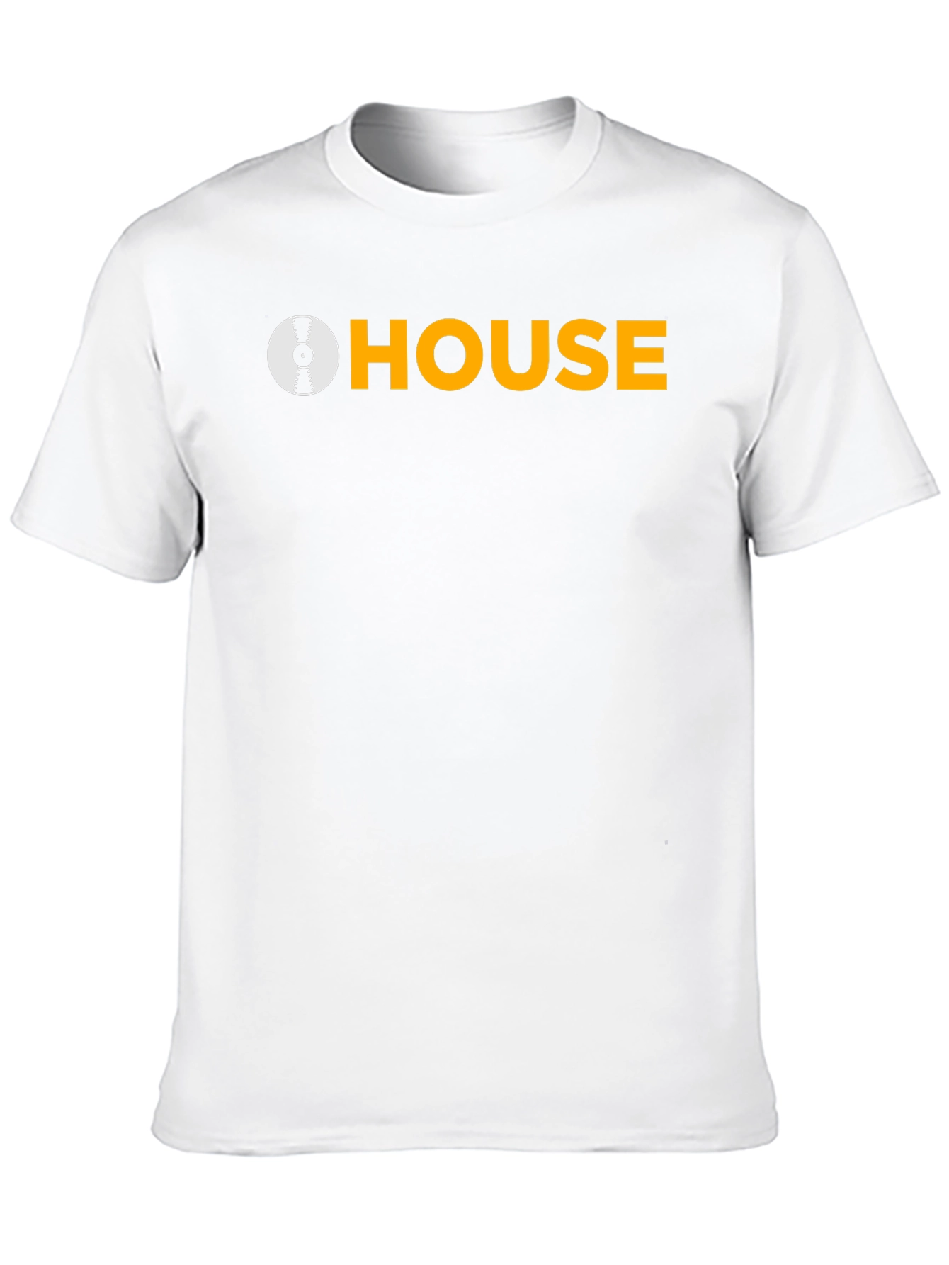 House Music DJ Graphic Tee - Black Cotton T-Shirt