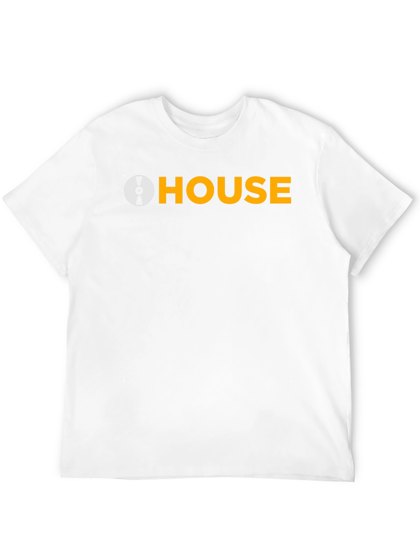 House Music DJ Graphic Tee - Black Cotton T-Shirt