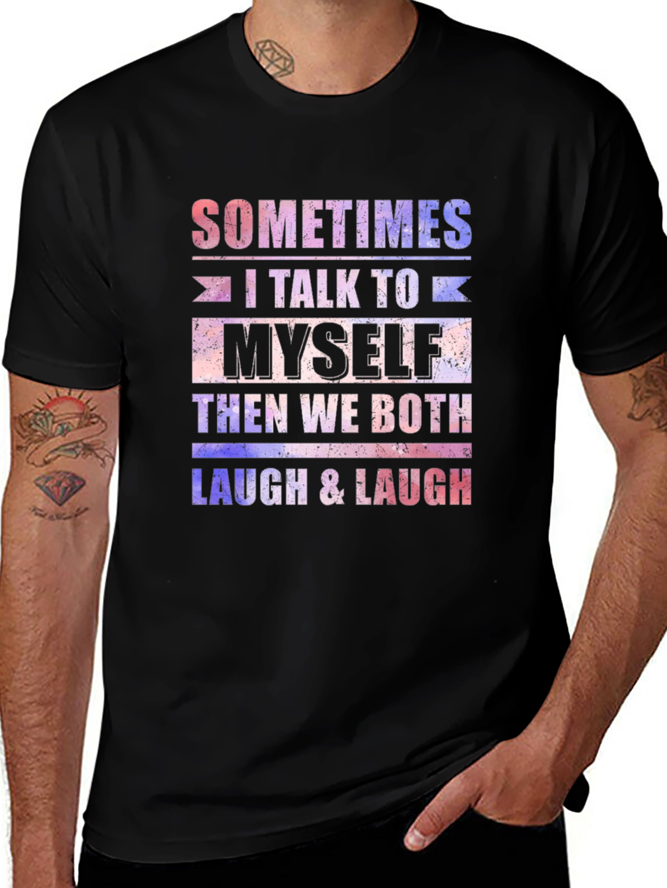 Funny I Talk to Myself Graphic Tee