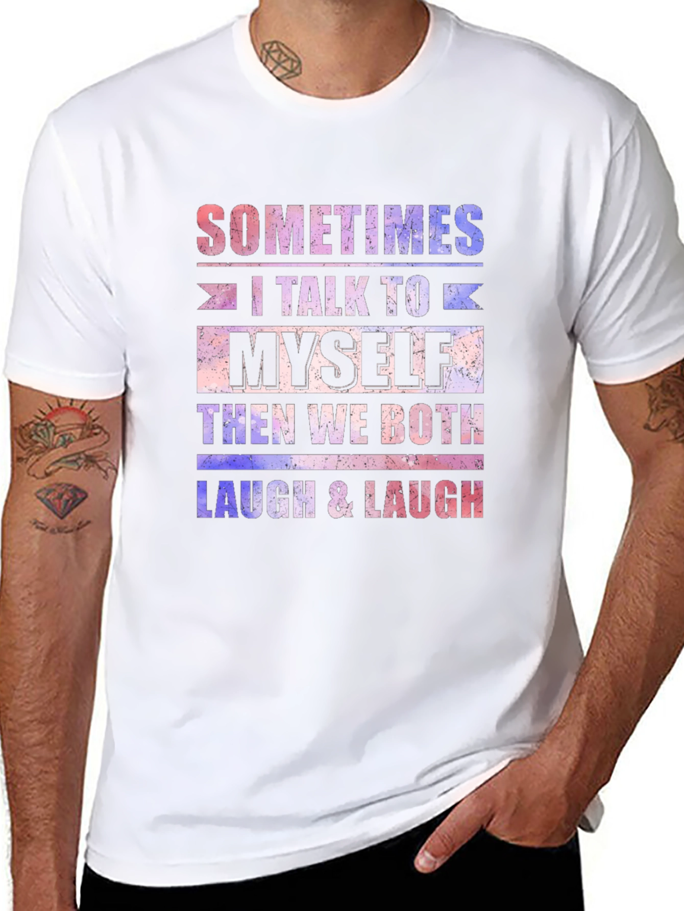 Funny I Talk to Myself Graphic Tee