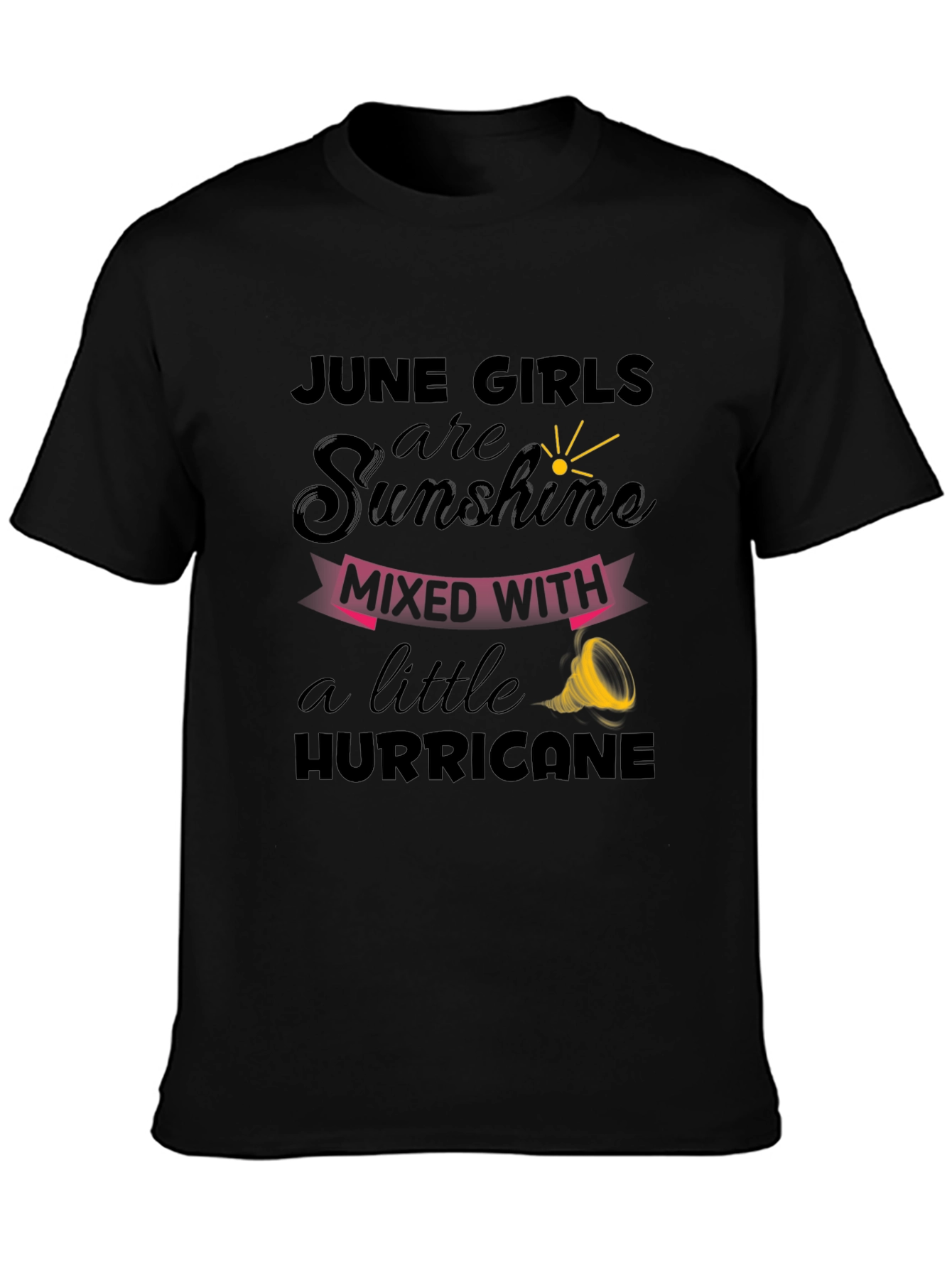June Girls Sunshine Hurricane Graphic T-Shirt