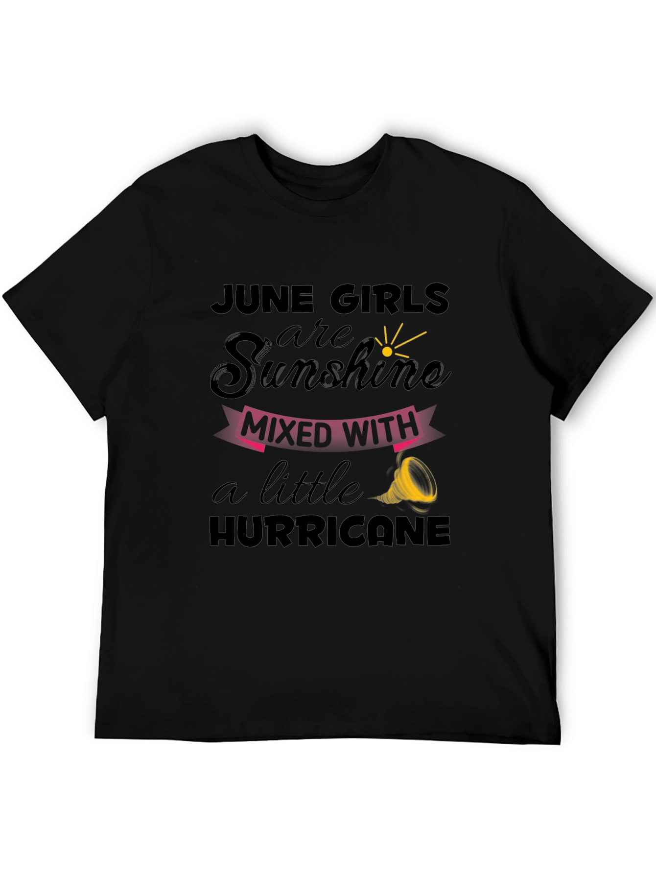 June Girls Sunshine Hurricane Graphic T-Shirt