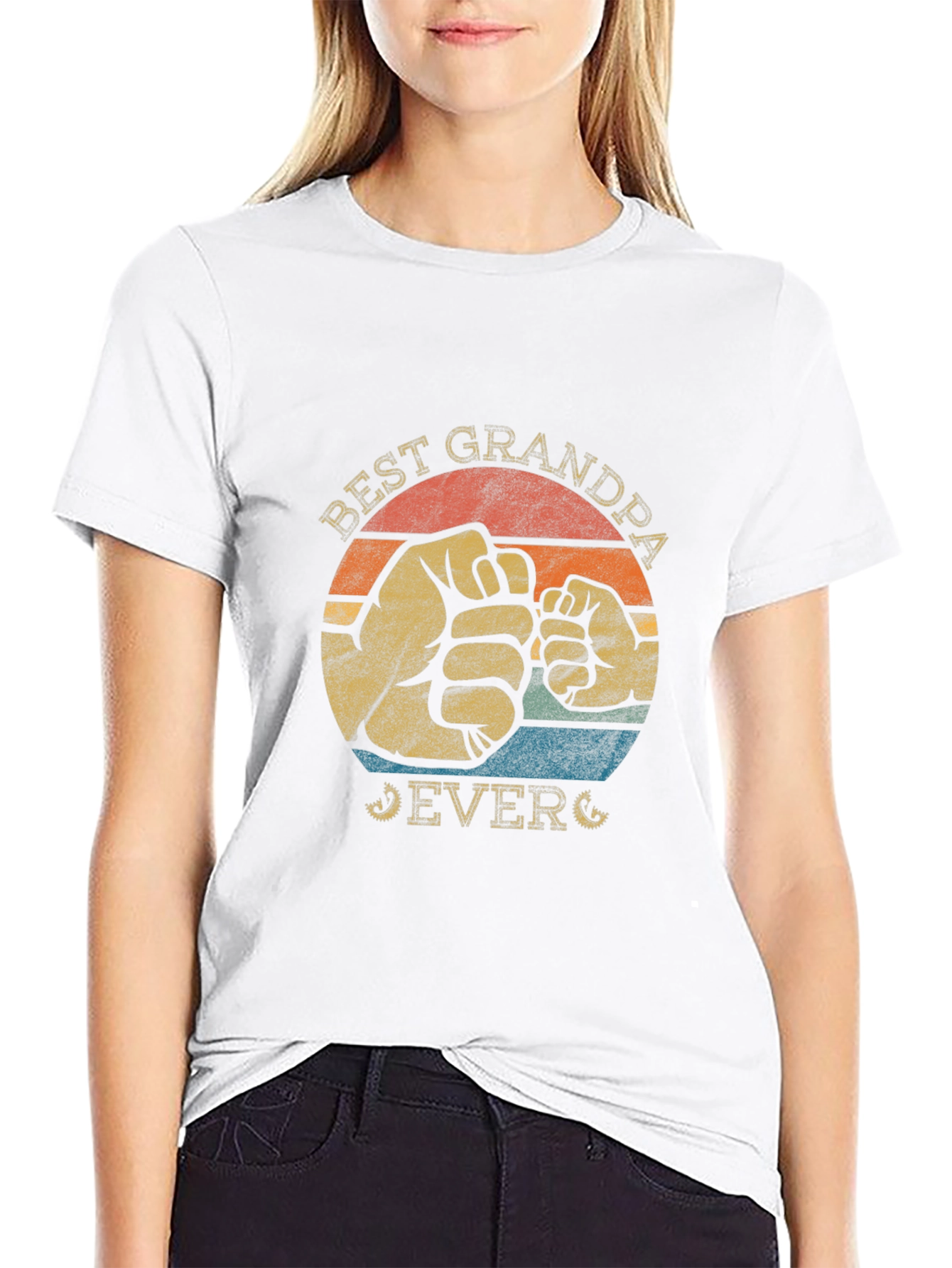 Best Grandpa Ever Graphic T-Shirt