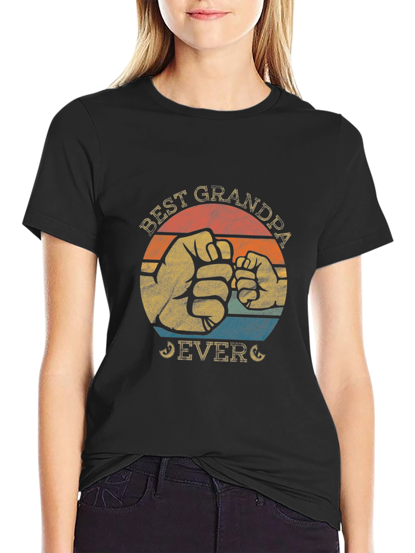 Best Grandpa Ever Graphic T-Shirt