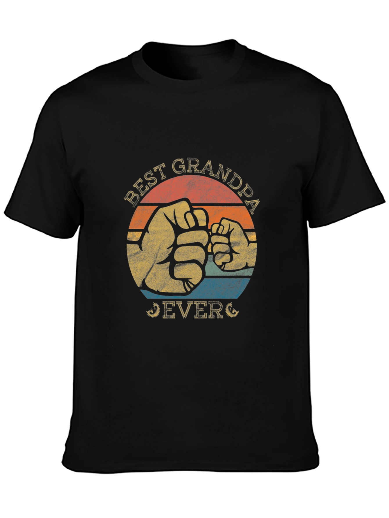 Best Grandpa Ever Graphic T-Shirt