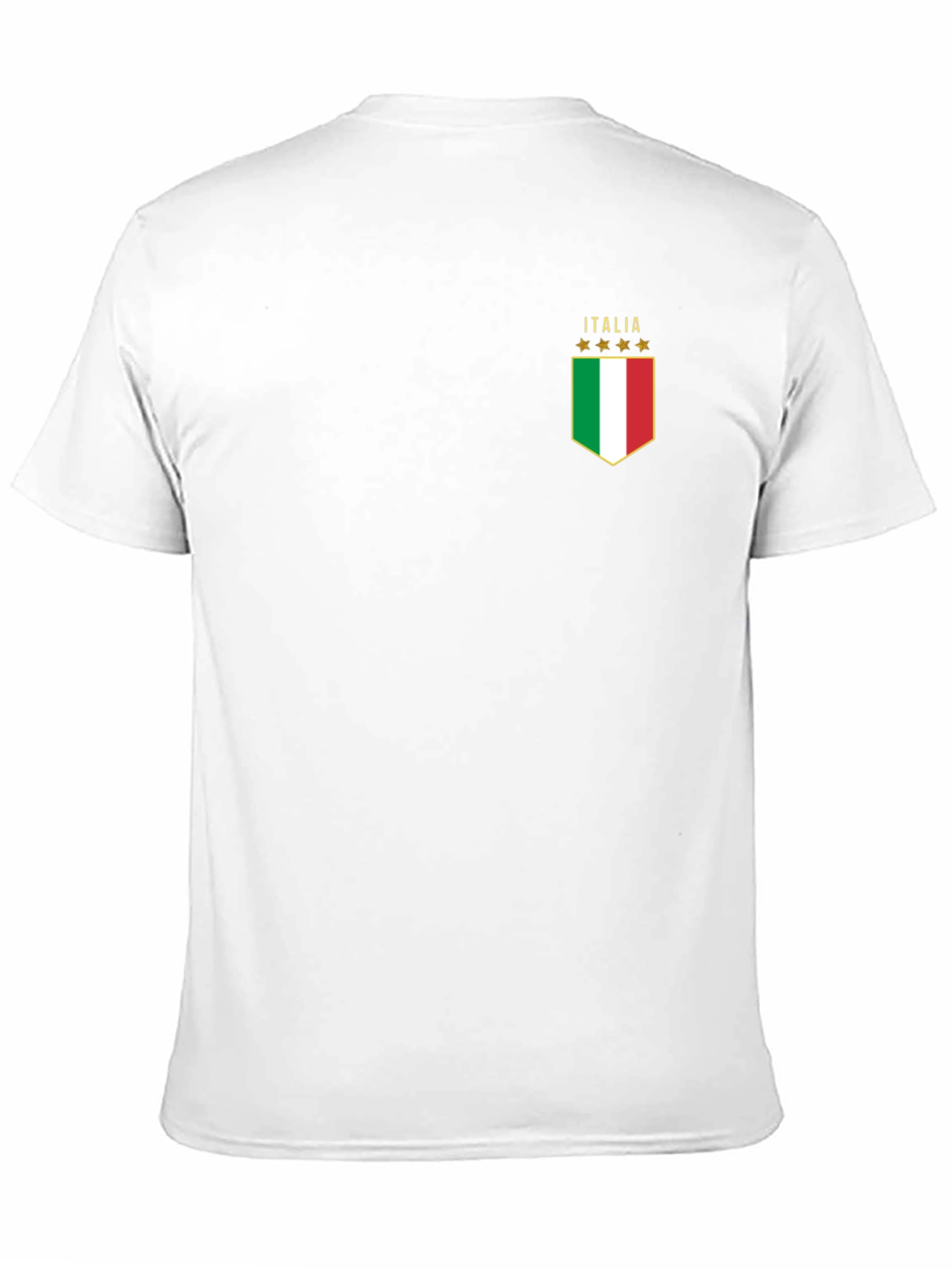Italia Flag Graphic T-Shirt - Black Cotton Tee