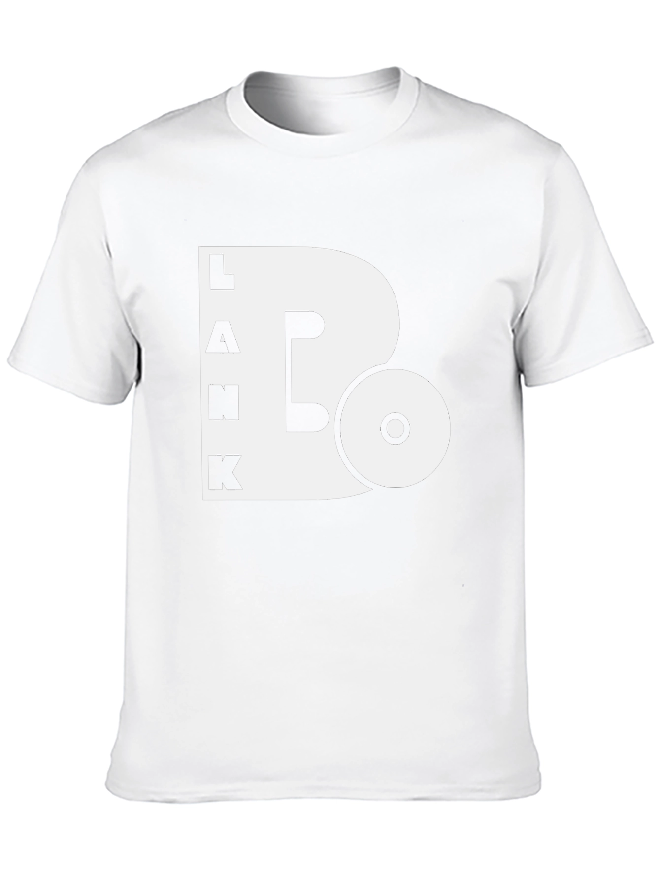 Blank CD Black T-Shirt Novelty Graphic Tee