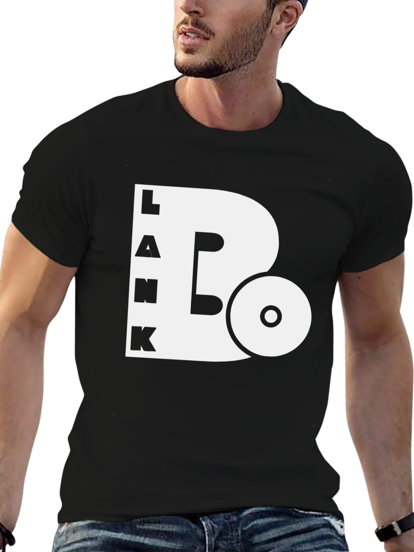 Blank CD Black T-Shirt Novelty Graphic Tee