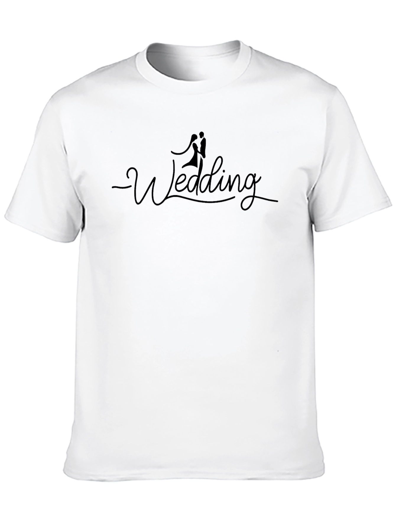 Wedding Day T-Shirt - Couple Silhouette