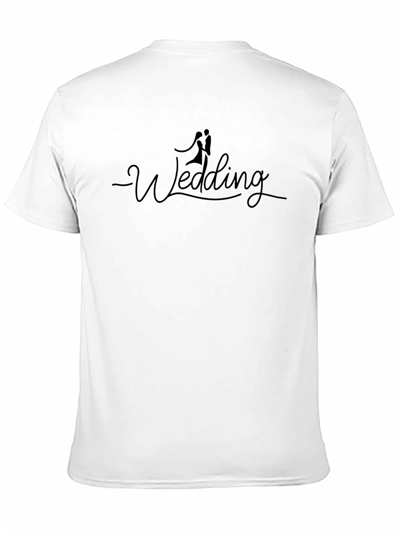 Wedding Day T-Shirt - Couple Silhouette
