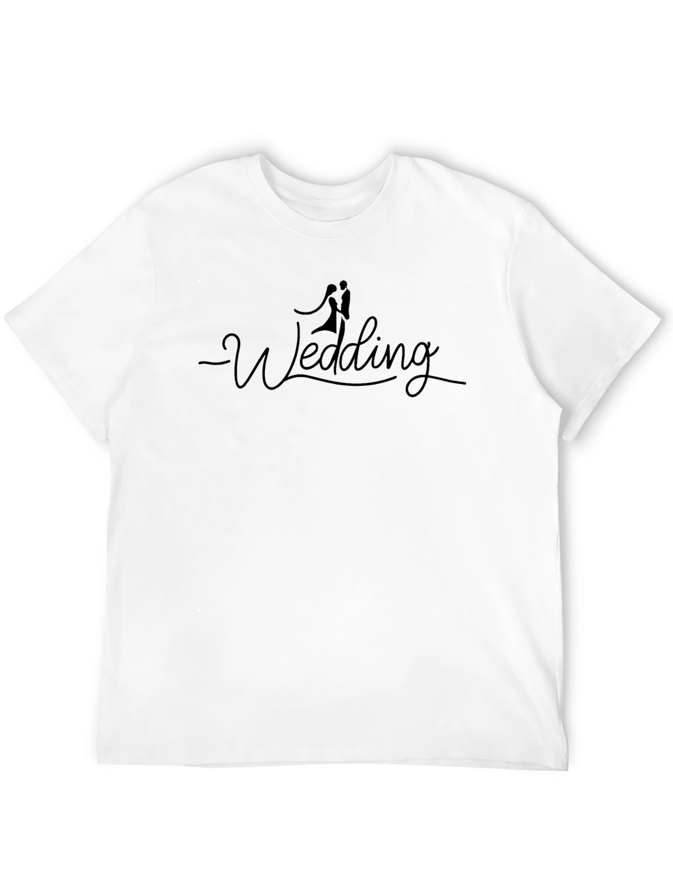 Wedding Day T-Shirt - Couple Silhouette