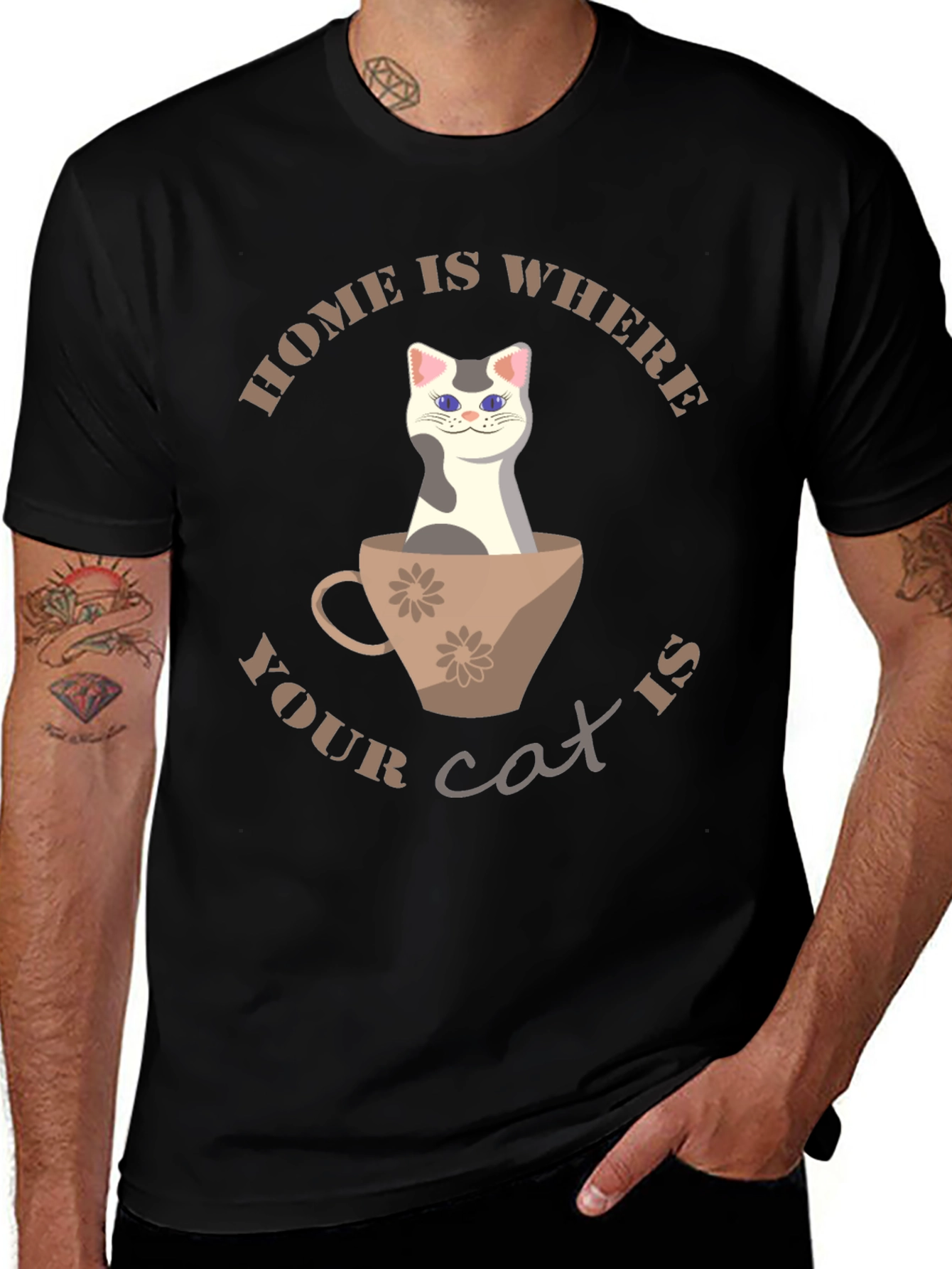 Home is Where Your Cat is T-Shirt