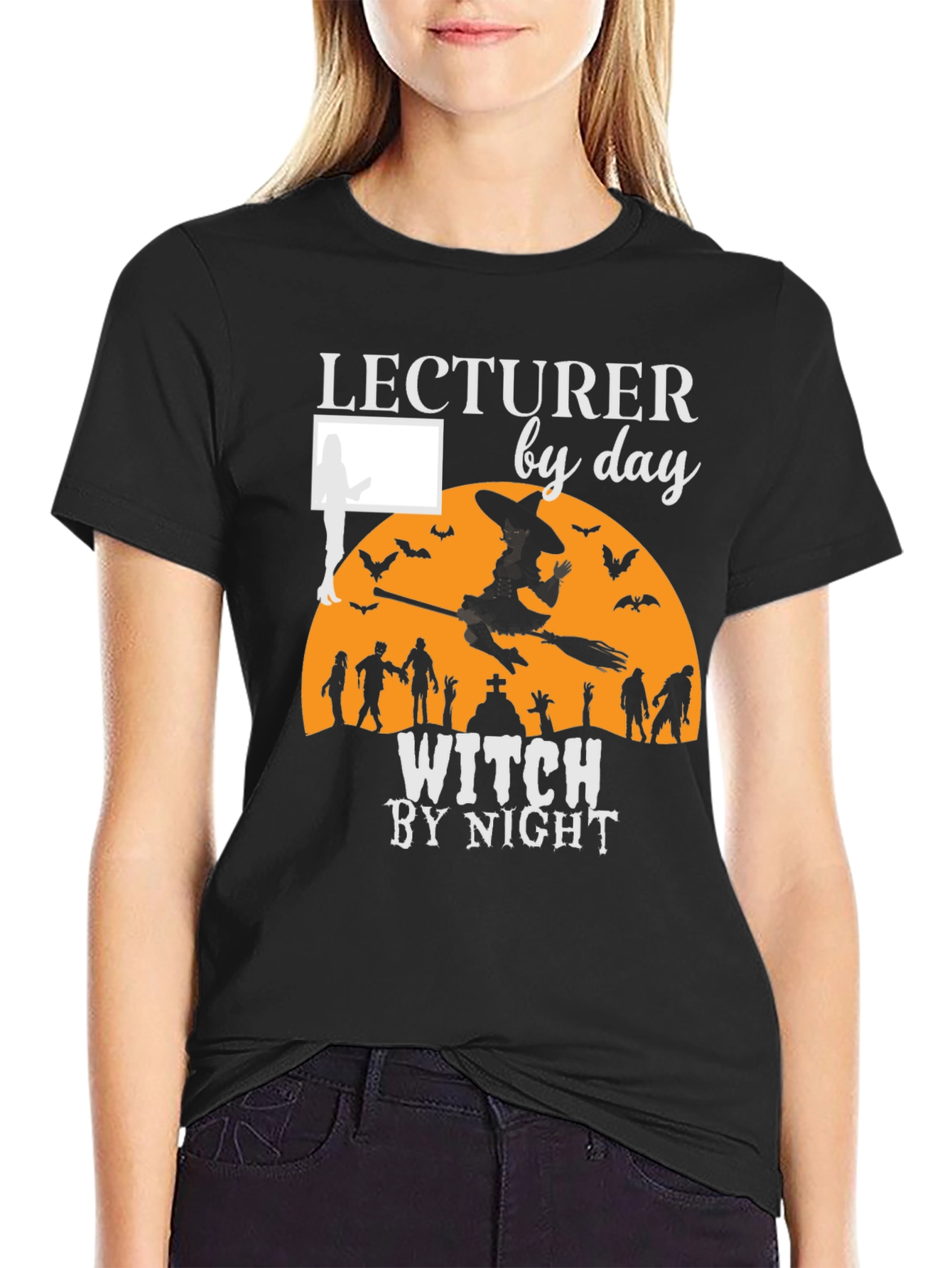 Lecturer by Day Witch by Night T-Shirt