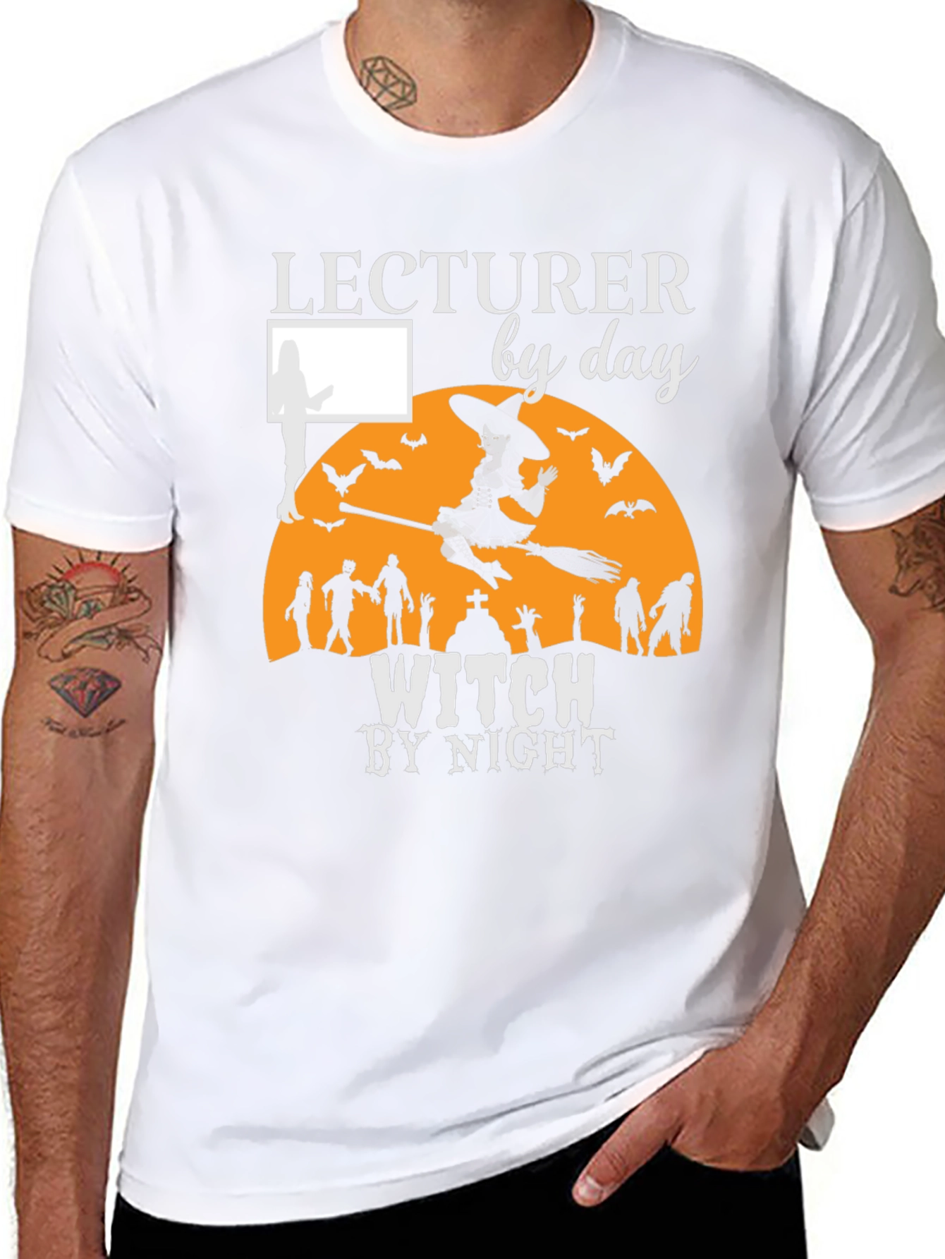 Lecturer by Day Witch by Night T-Shirt