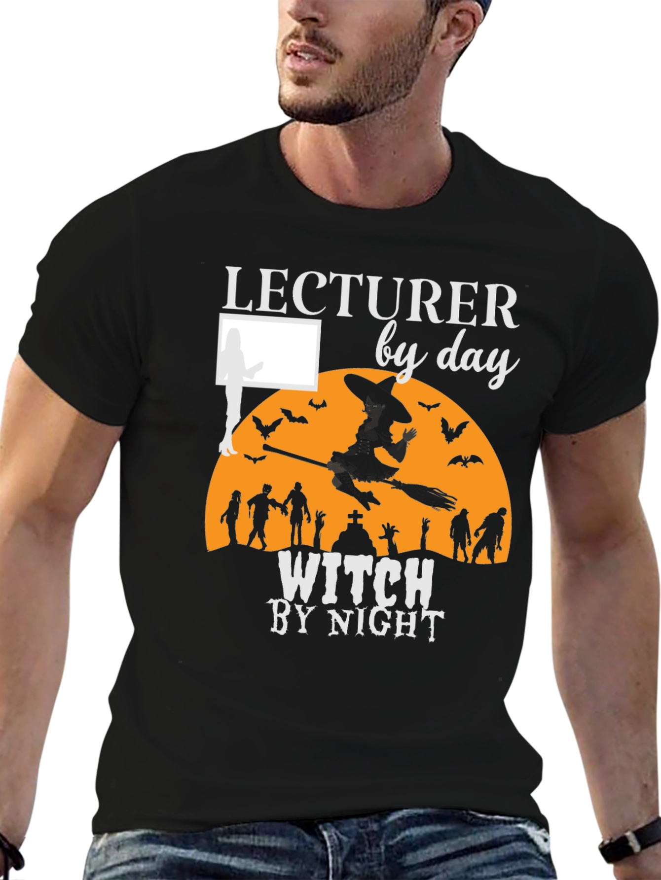 Lecturer by Day Witch by Night T-Shirt
