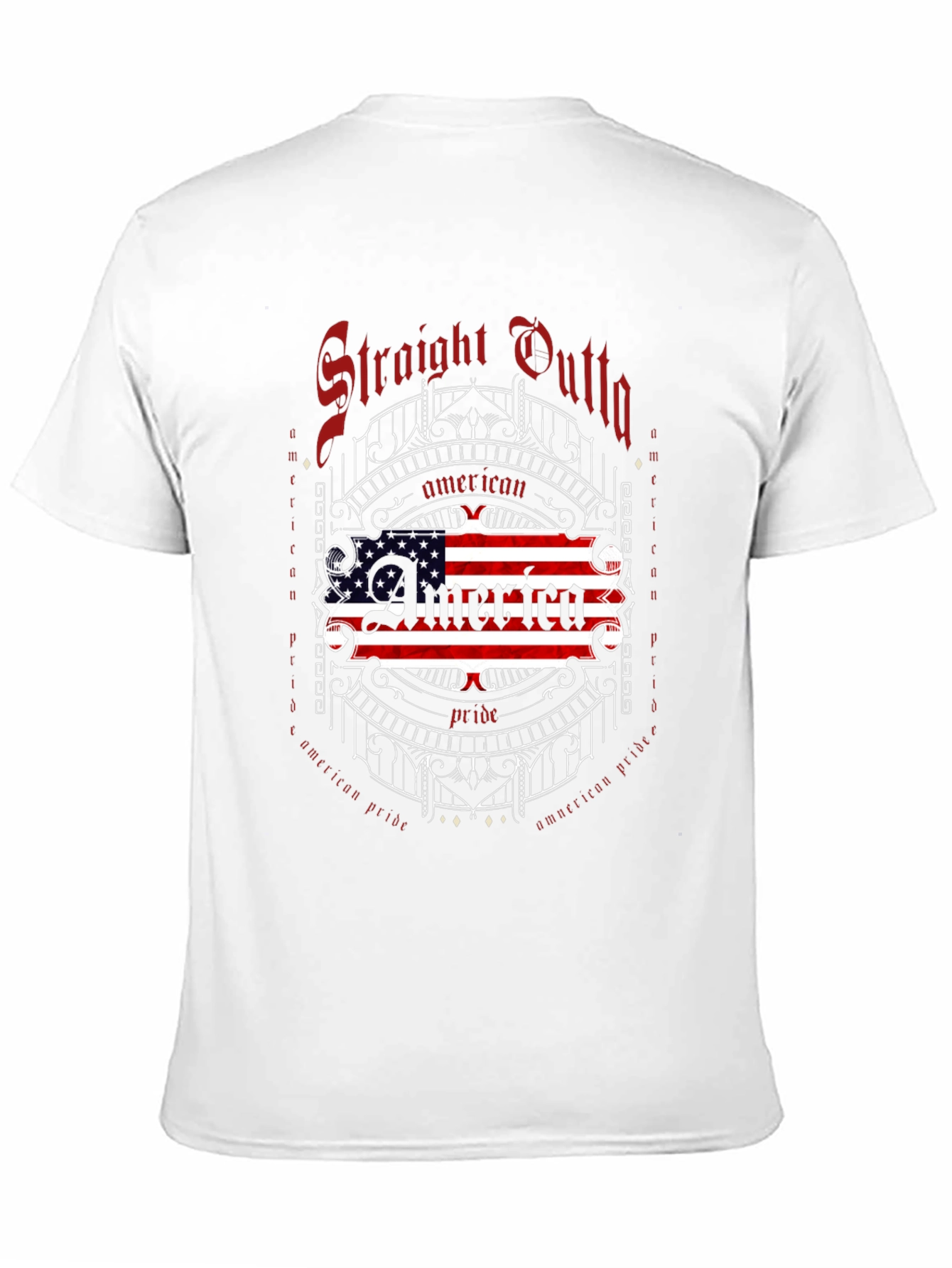 Straight Outta American Pride Graphic Tee