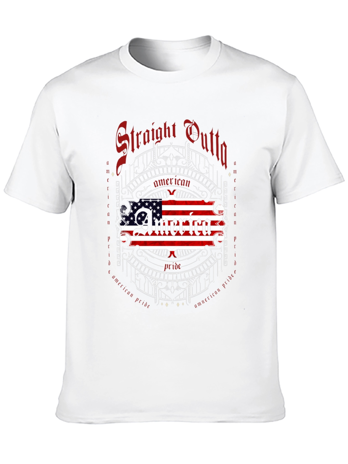 Straight Outta American Pride Graphic Tee