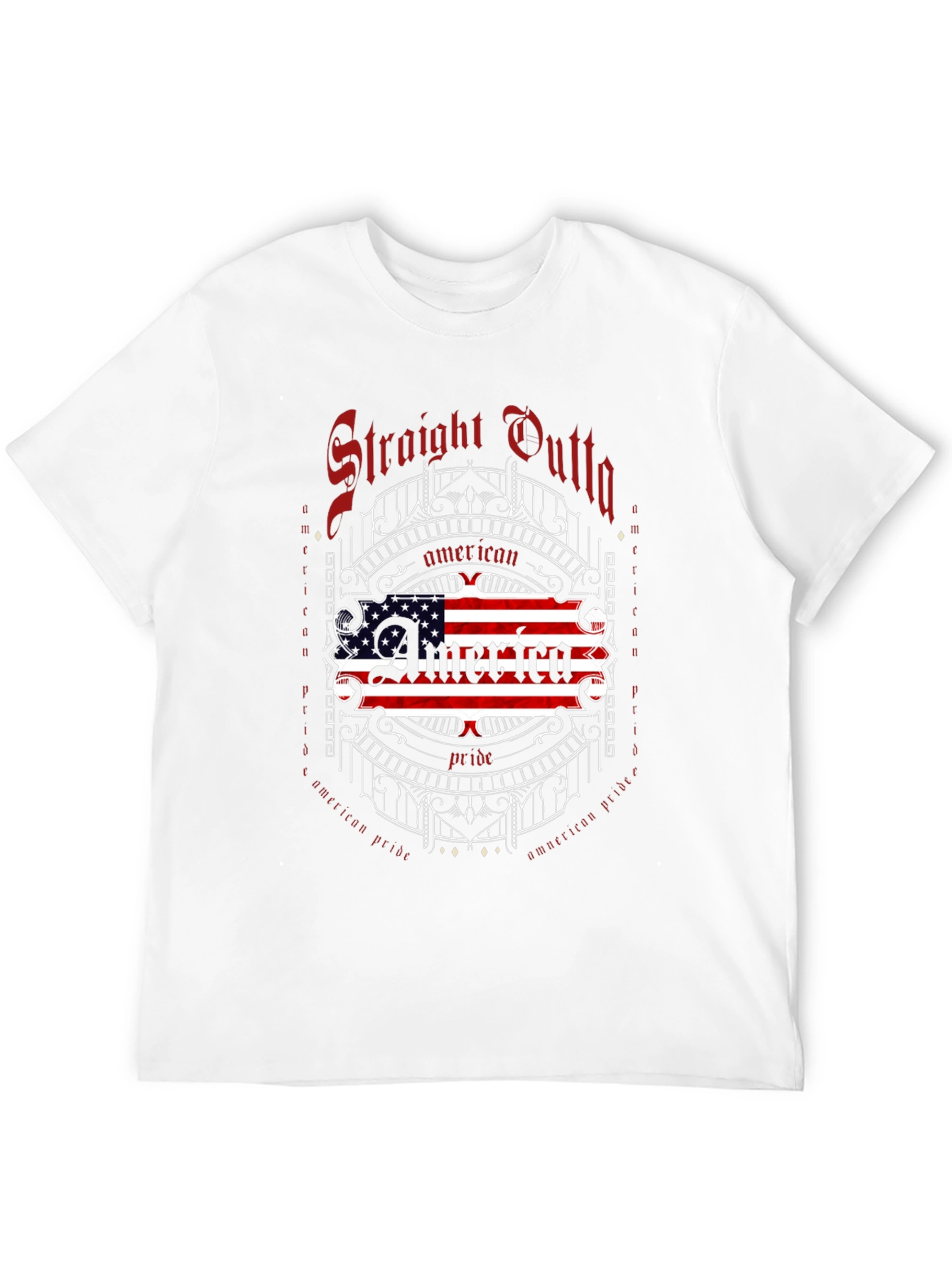 Straight Outta American Pride Graphic Tee
