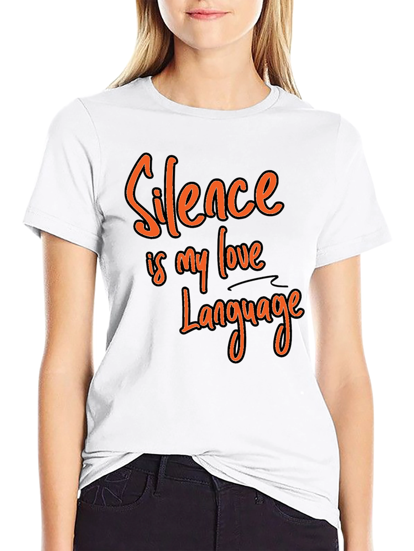 Silence is My Love Language Graphic Tee