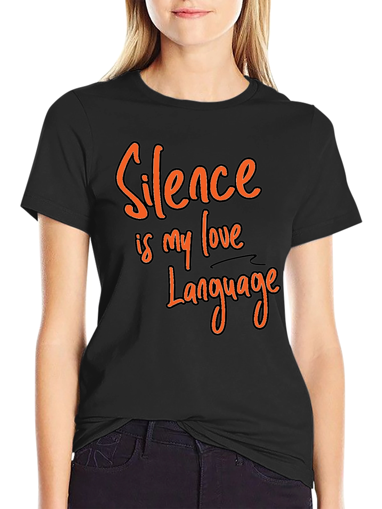 Silence is My Love Language Graphic Tee
