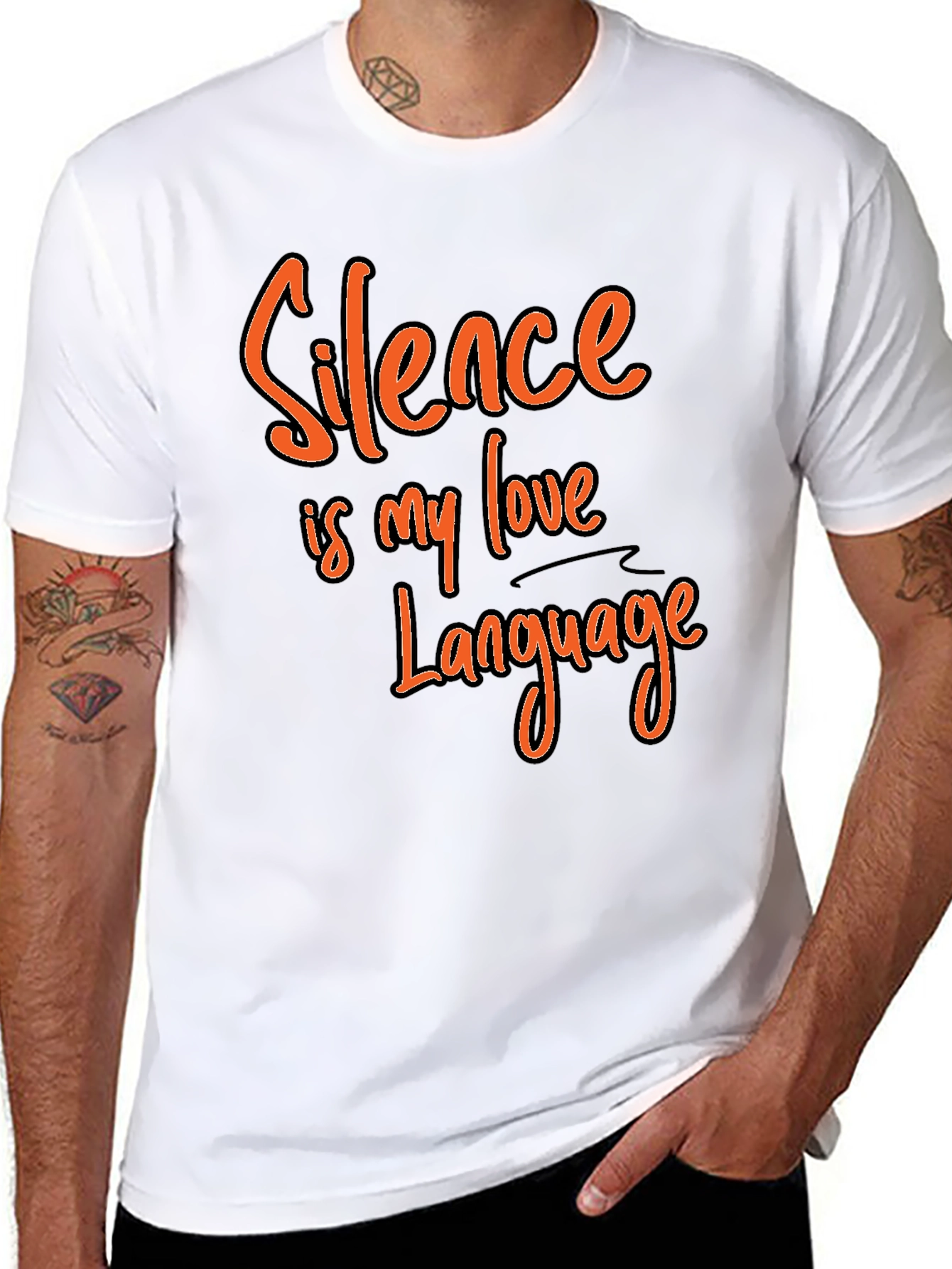 Silence is My Love Language Graphic Tee