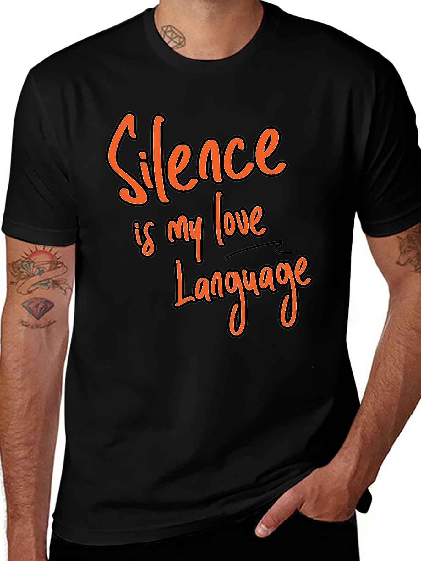 Silence is My Love Language Graphic Tee
