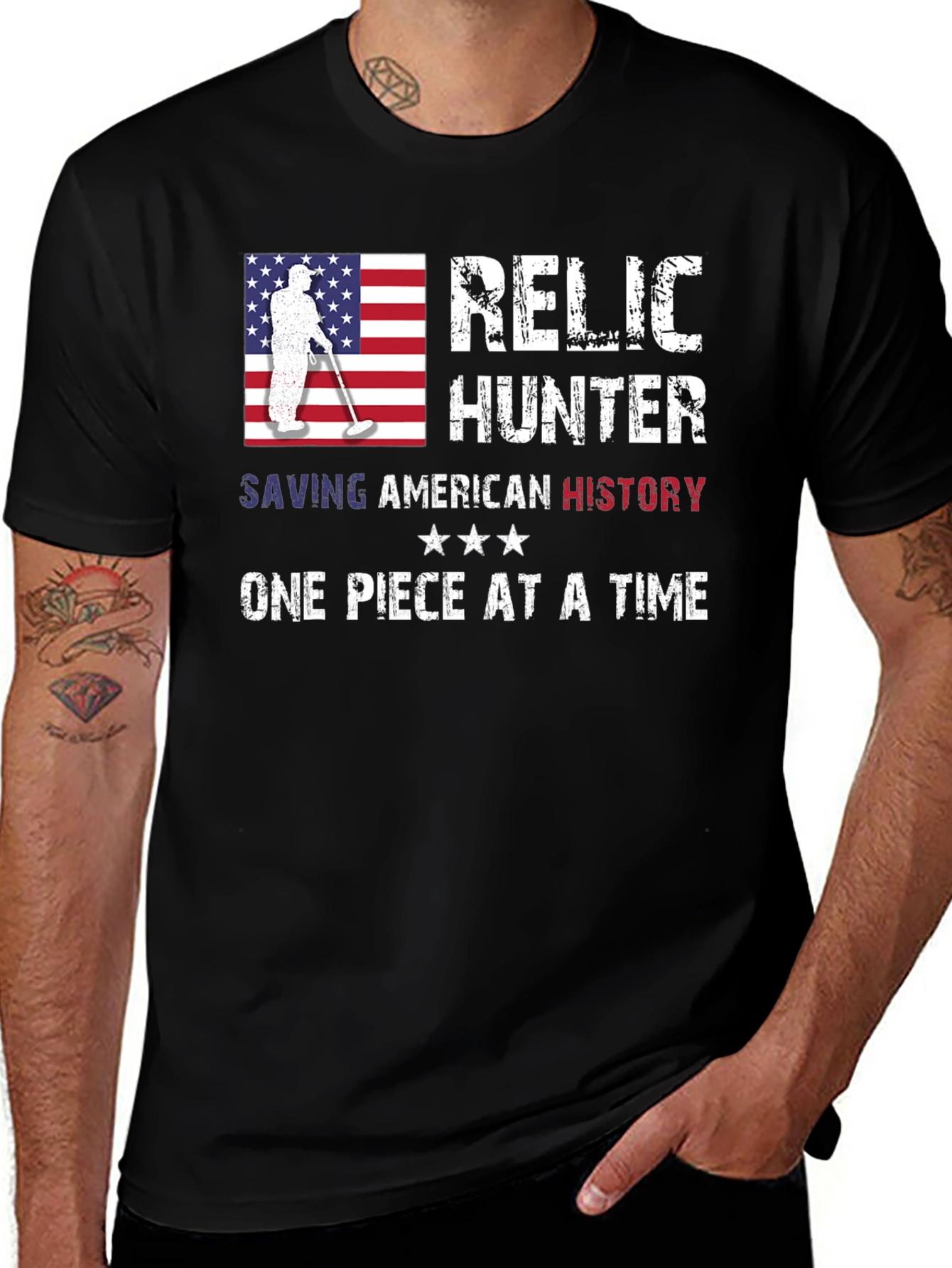 Relic Hunter American History Graphic T-Shirt