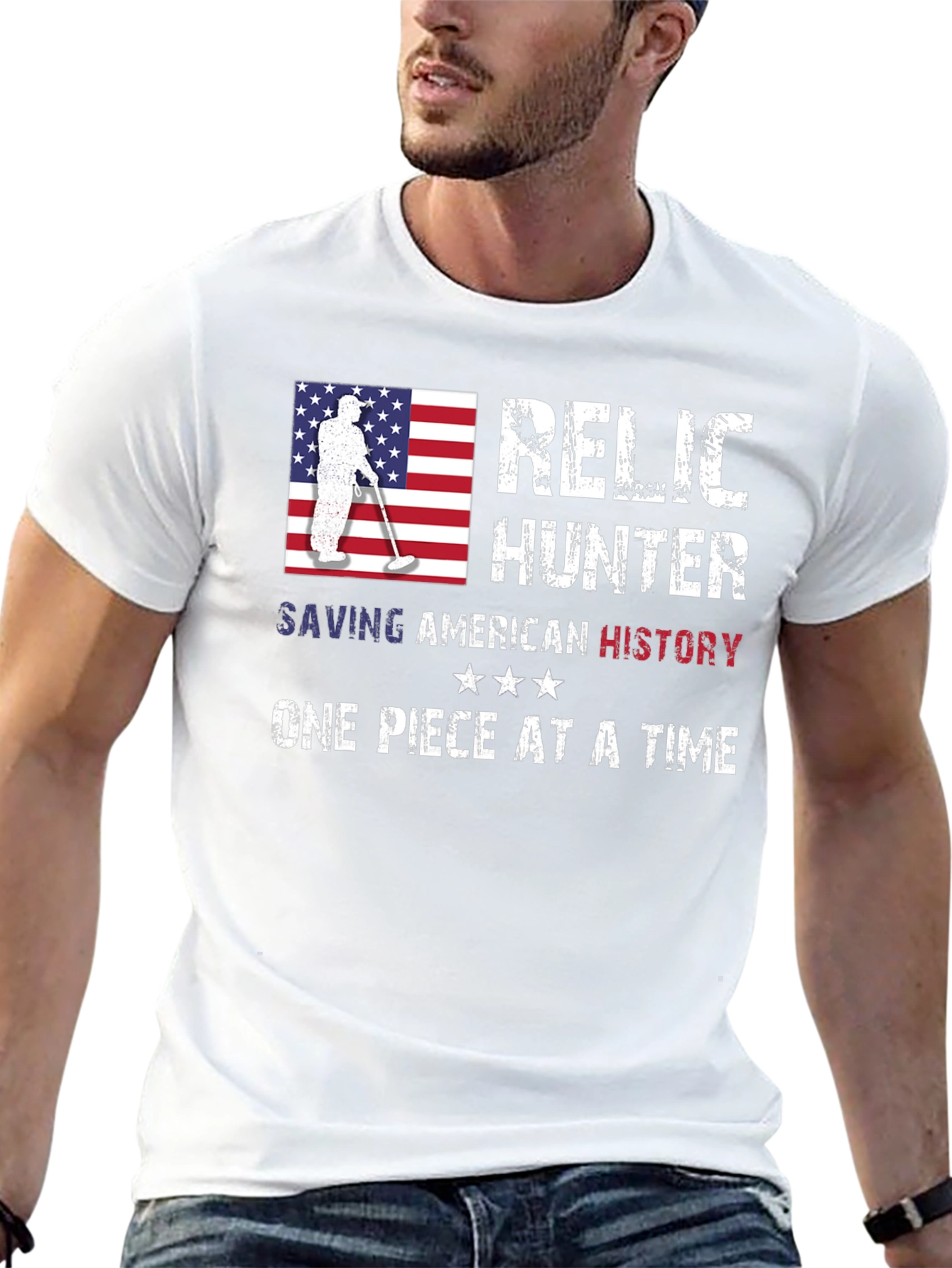 Relic Hunter American History Graphic T-Shirt