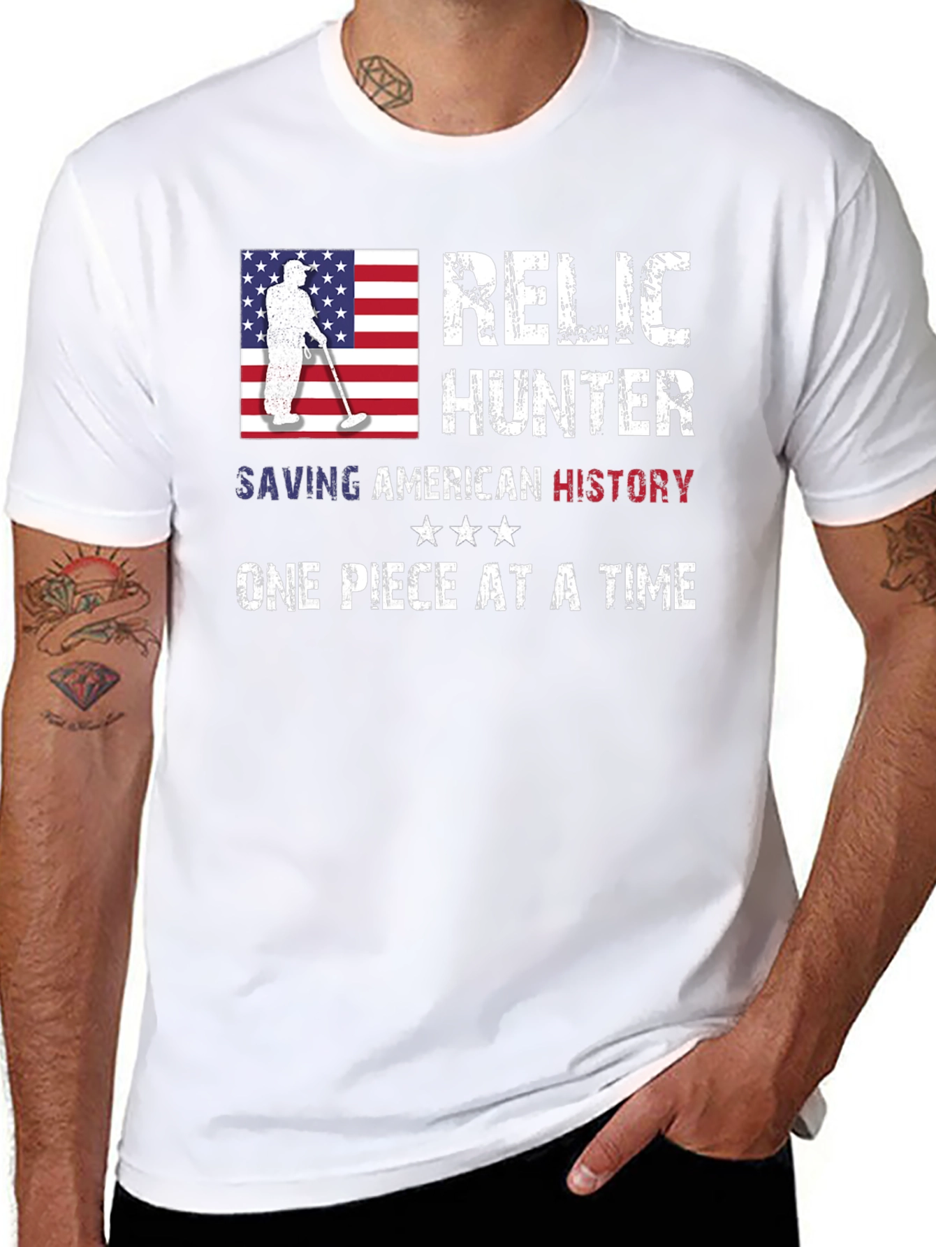 Relic Hunter American History Graphic T-Shirt