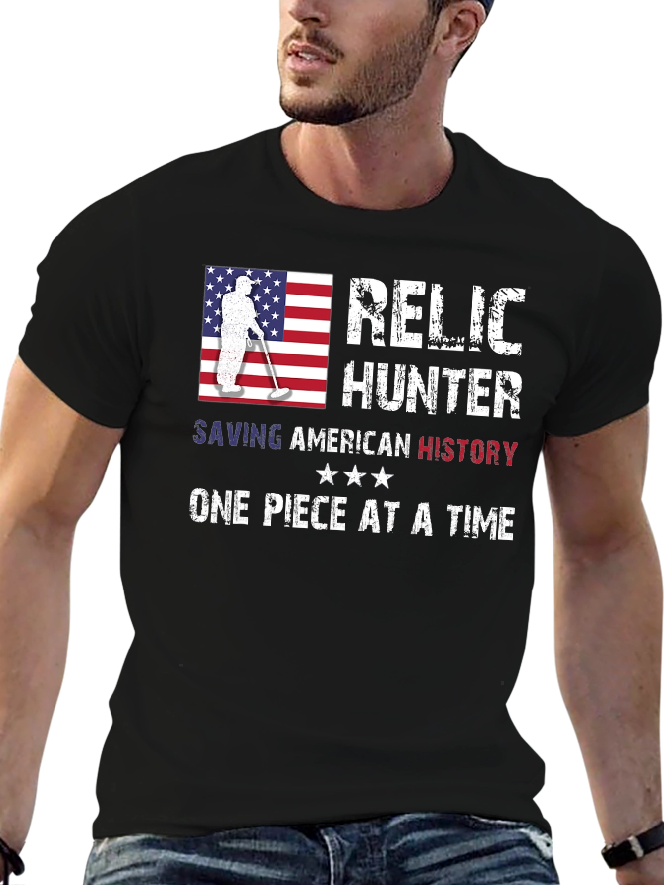 Relic Hunter American History Graphic T-Shirt