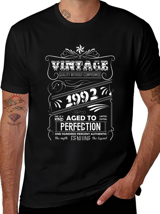 Vintage 1992 Aged To Perfection T-Shirt