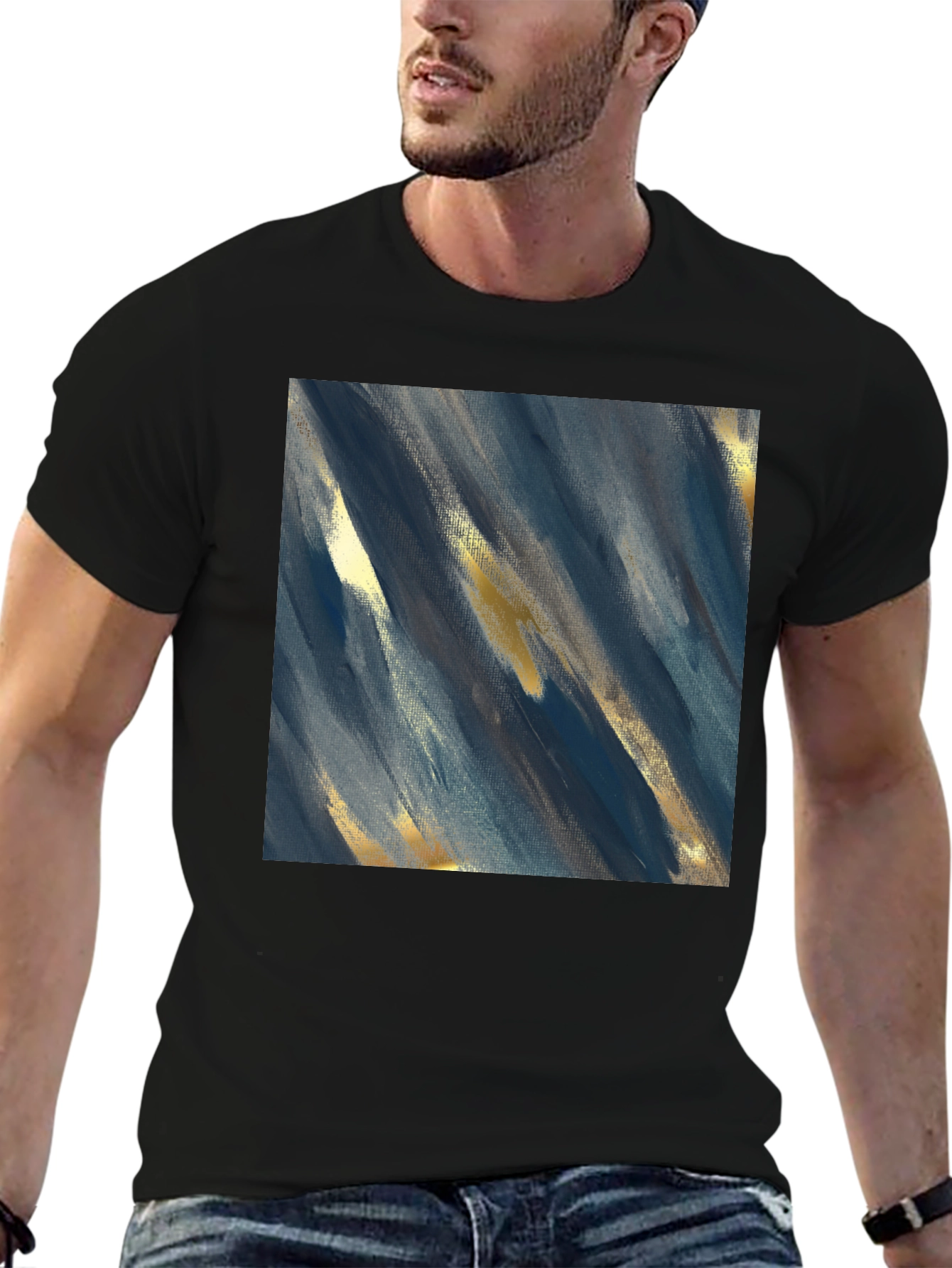 Abstract Art T-Shirt - Stylish Mens Graphic Tee