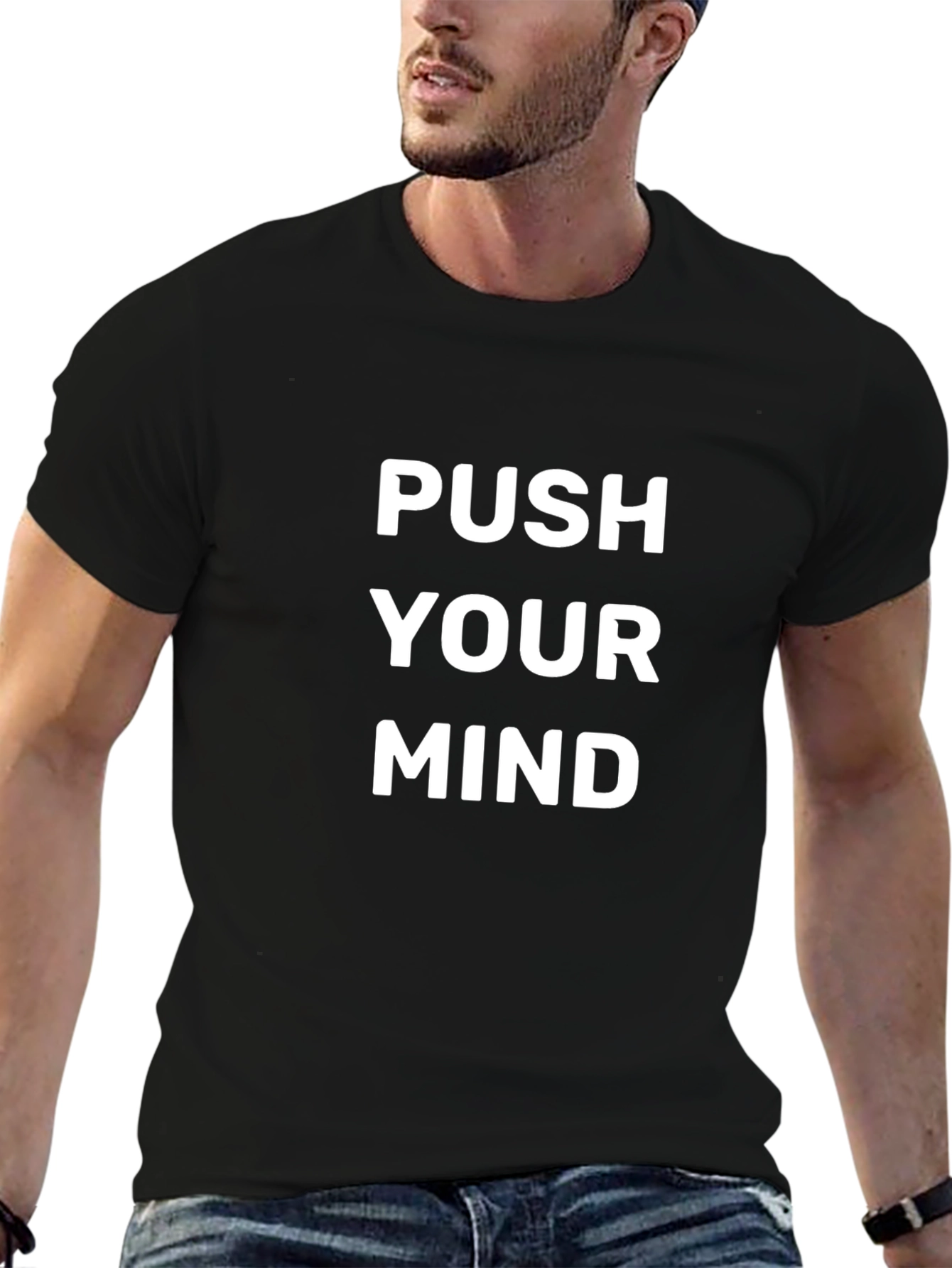 Push Your Mind Black T-Shirt