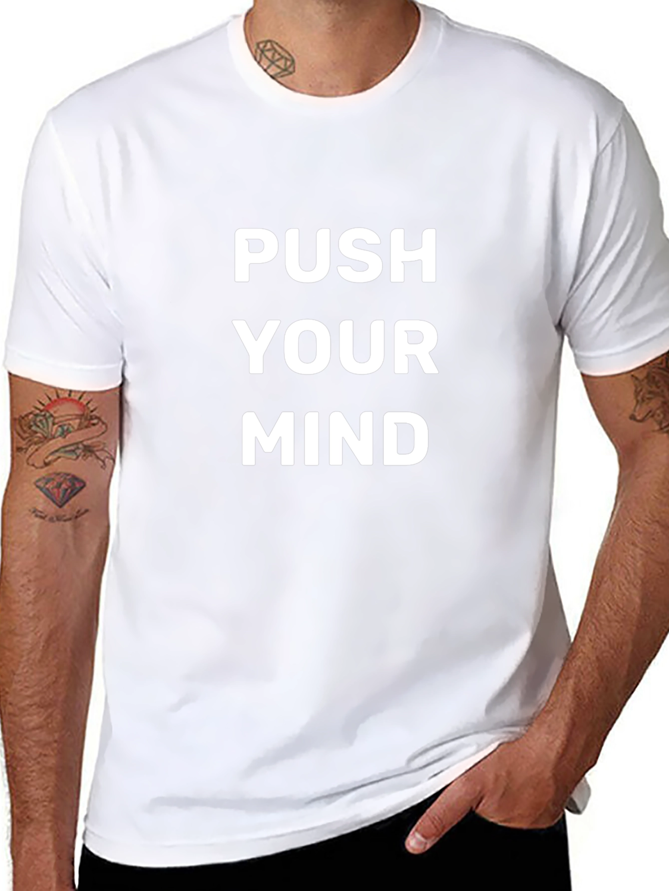 Push Your Mind Black T-Shirt