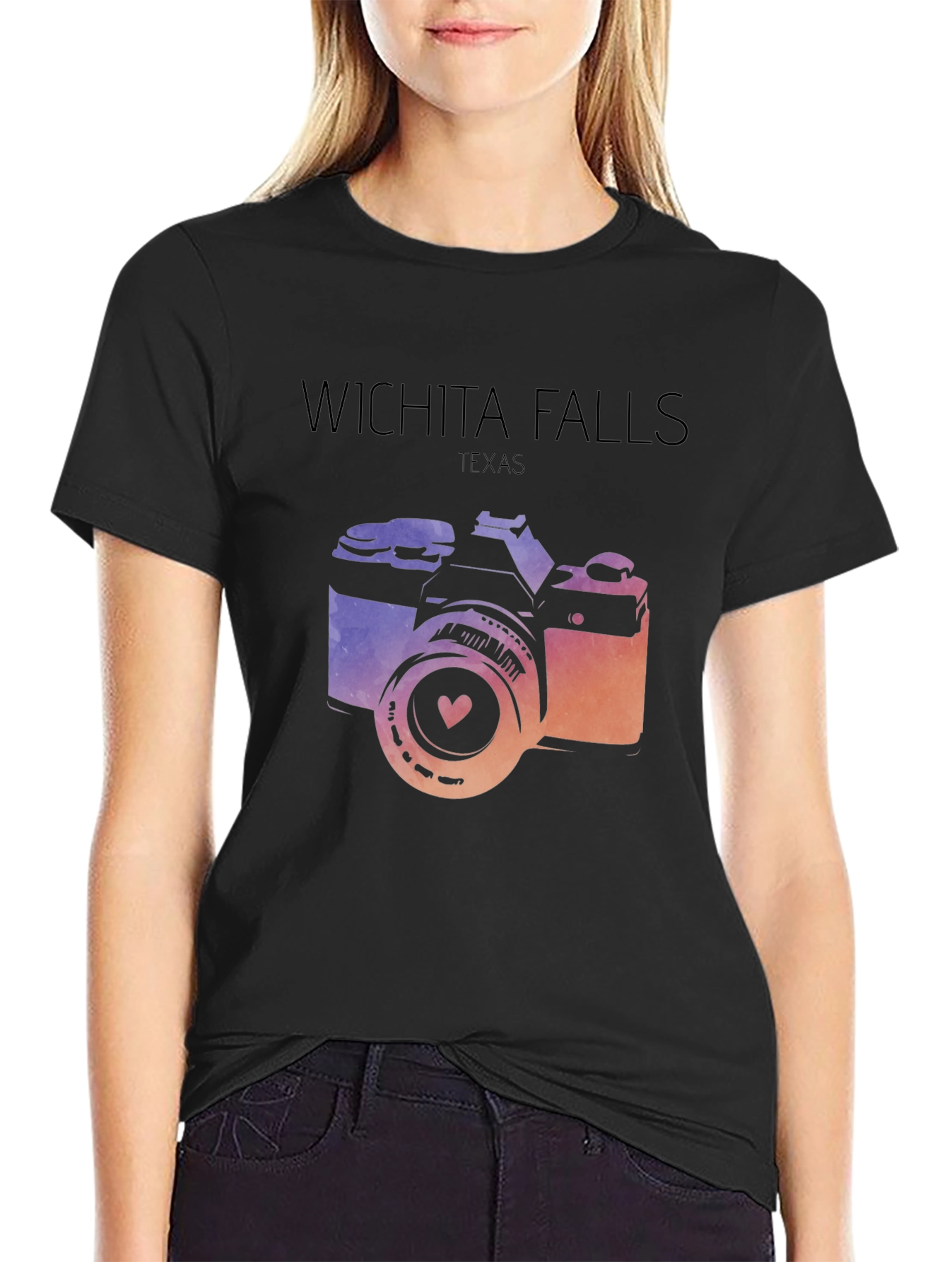 Wichita Falls Texas Camera T-Shirt