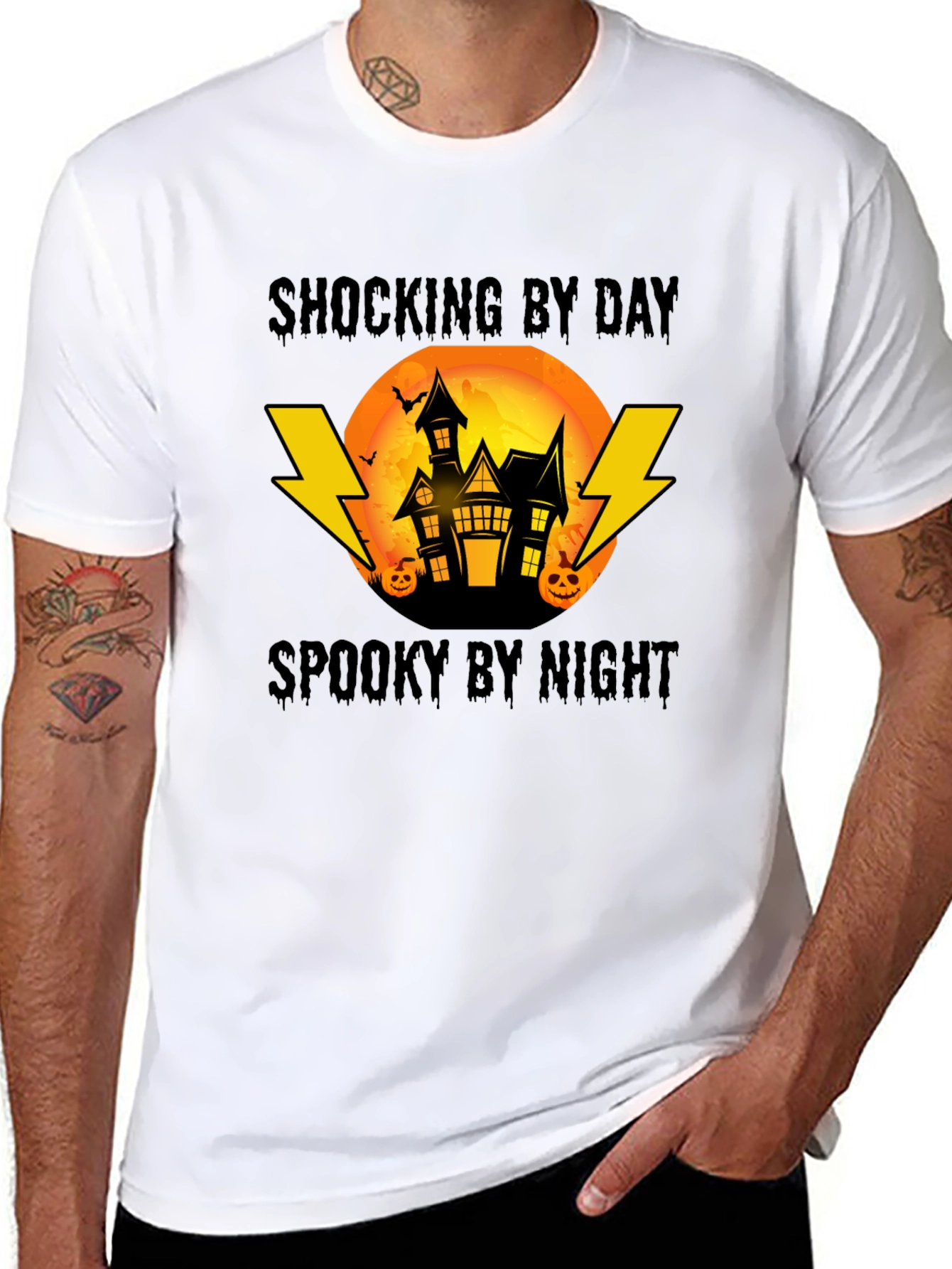 Shocking By Day Spooky By Night Halloween T-Shirt
