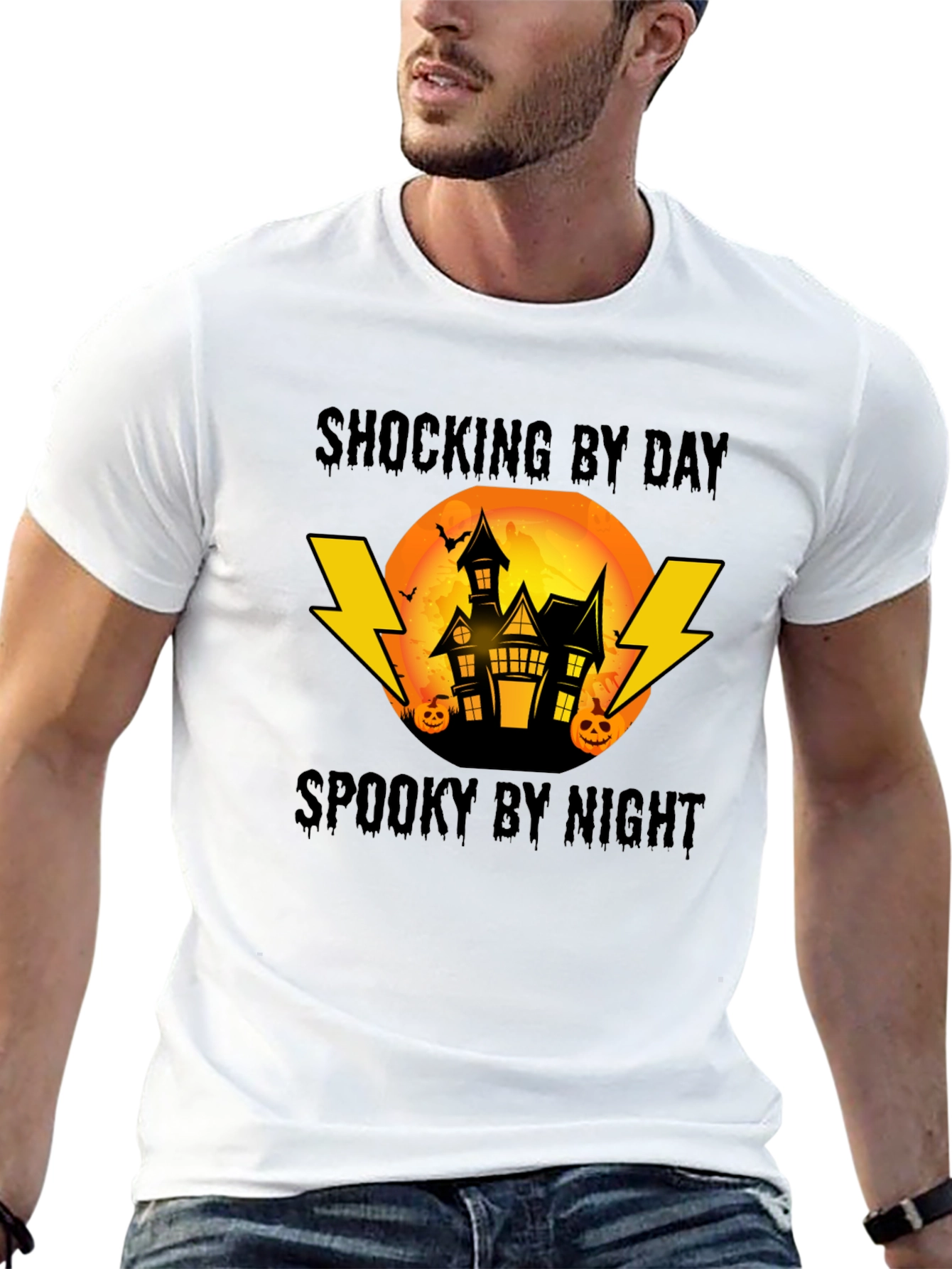 Shocking By Day Spooky By Night Halloween T-Shirt