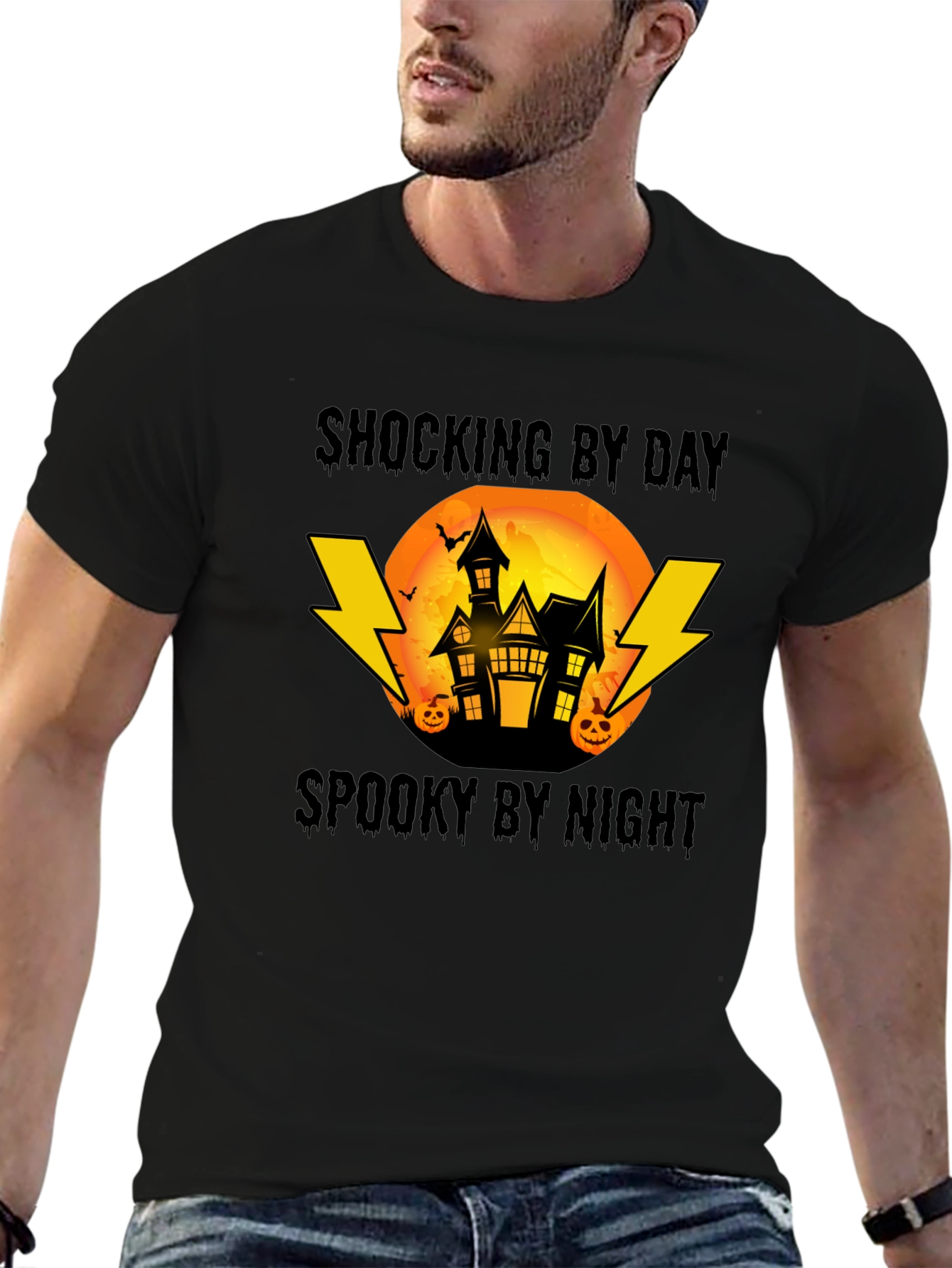 Shocking By Day Spooky By Night Halloween T-Shirt
