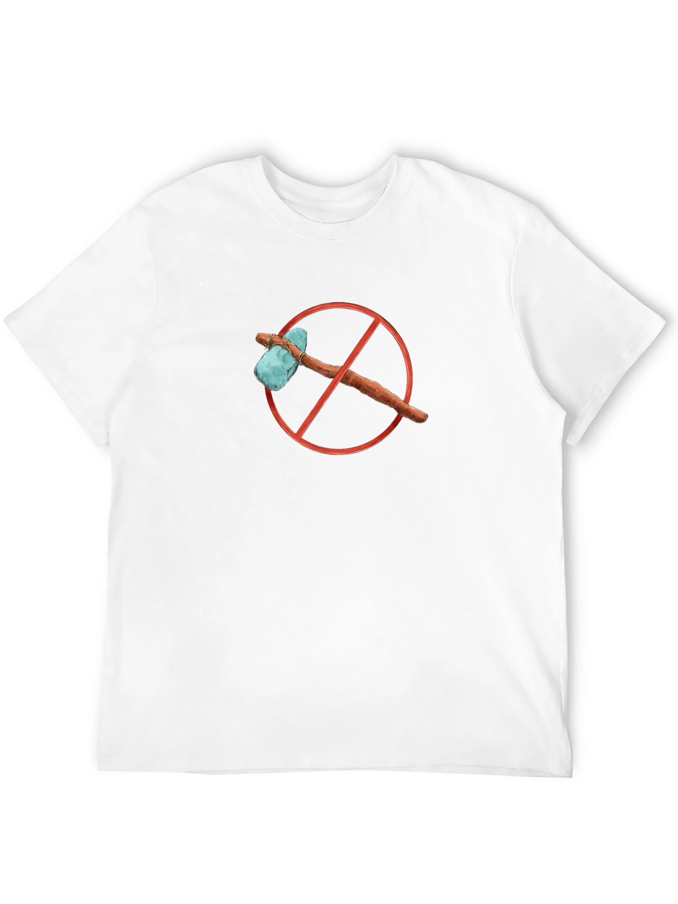No Stone Tools T-Shirt - Black Graphic Tee