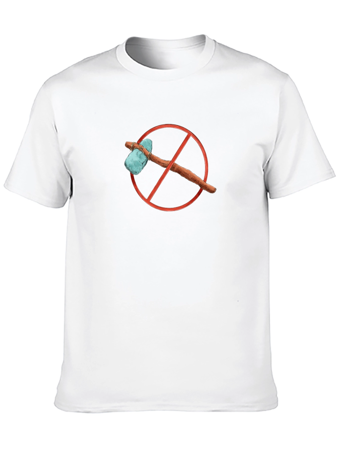 No Stone Tools T-Shirt - Black Graphic Tee